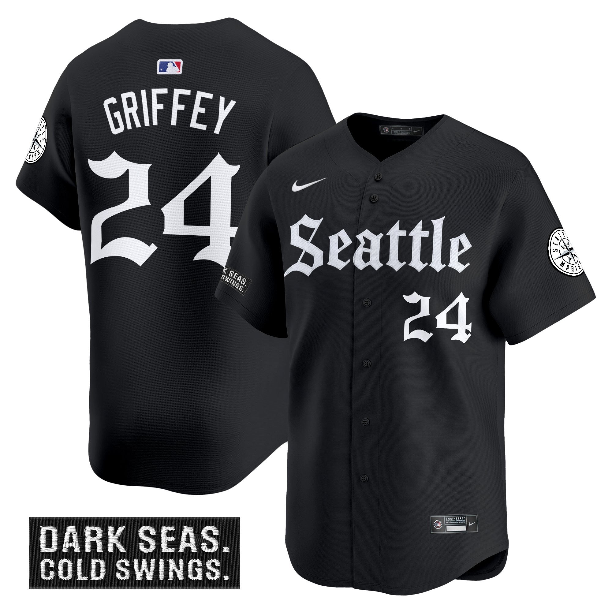 Men’s Seattle ‘Deep Sea Gothic Edition’ Vapor Premier Limited Jersey