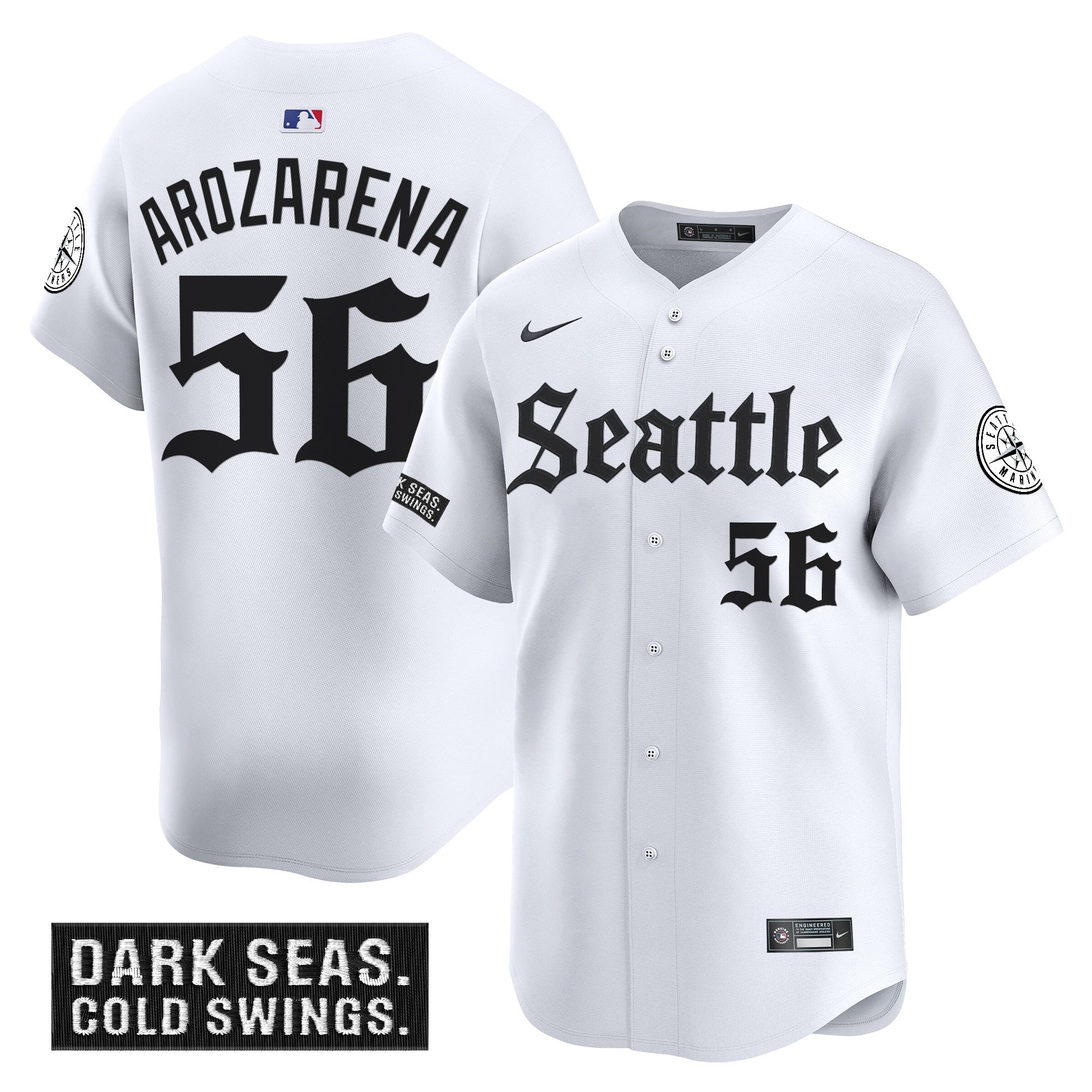 Men’s Seattle ‘Deep Sea Gothic Edition’ Vapor Premier Limited Jersey