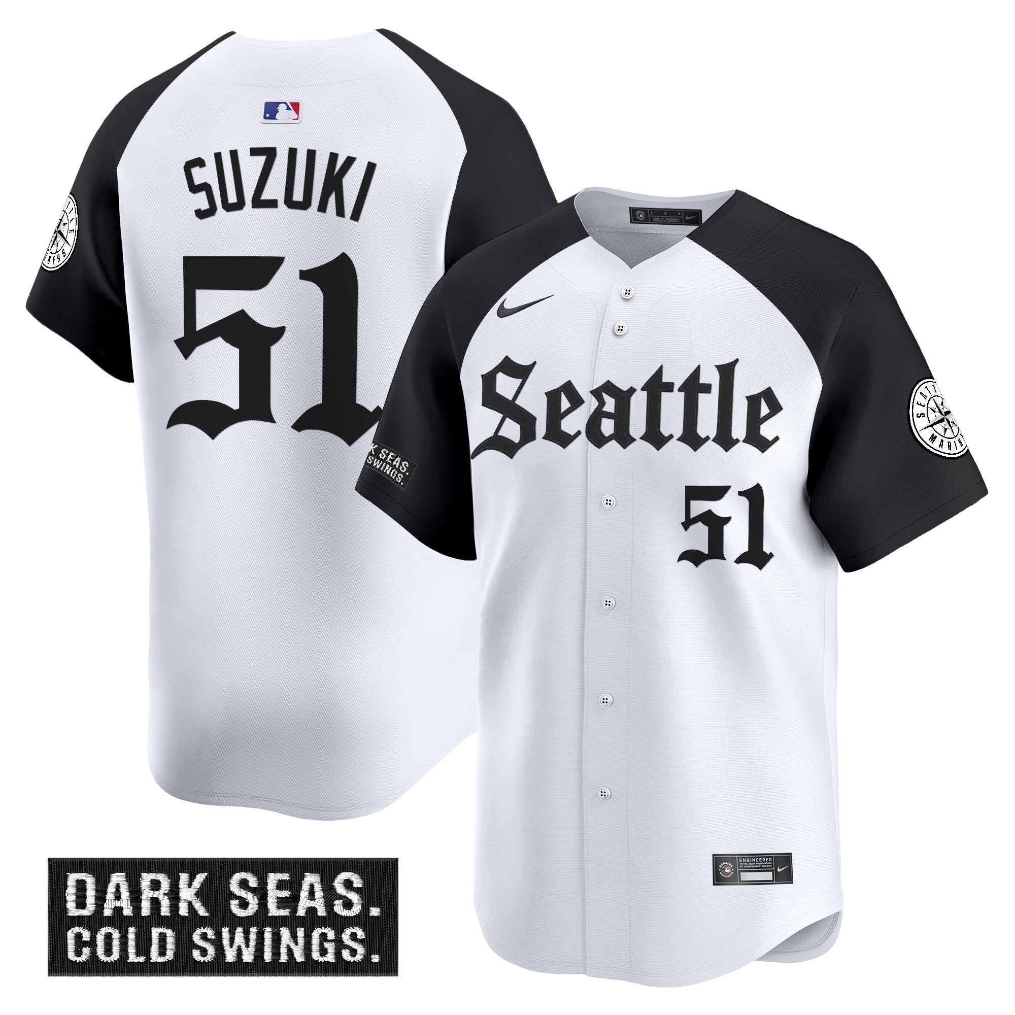 Men’s Seattle ‘Deep Sea Gothic Edition’ Vapor Premier Limited Jersey