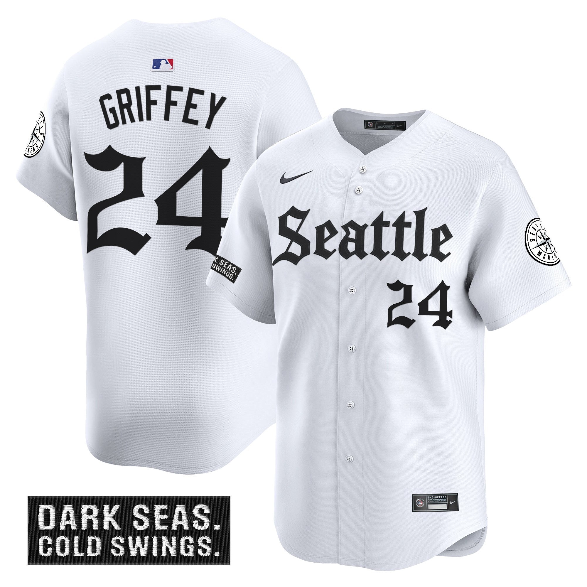 Men’s Seattle ‘Deep Sea Gothic Edition’ Vapor Premier Limited Jersey
