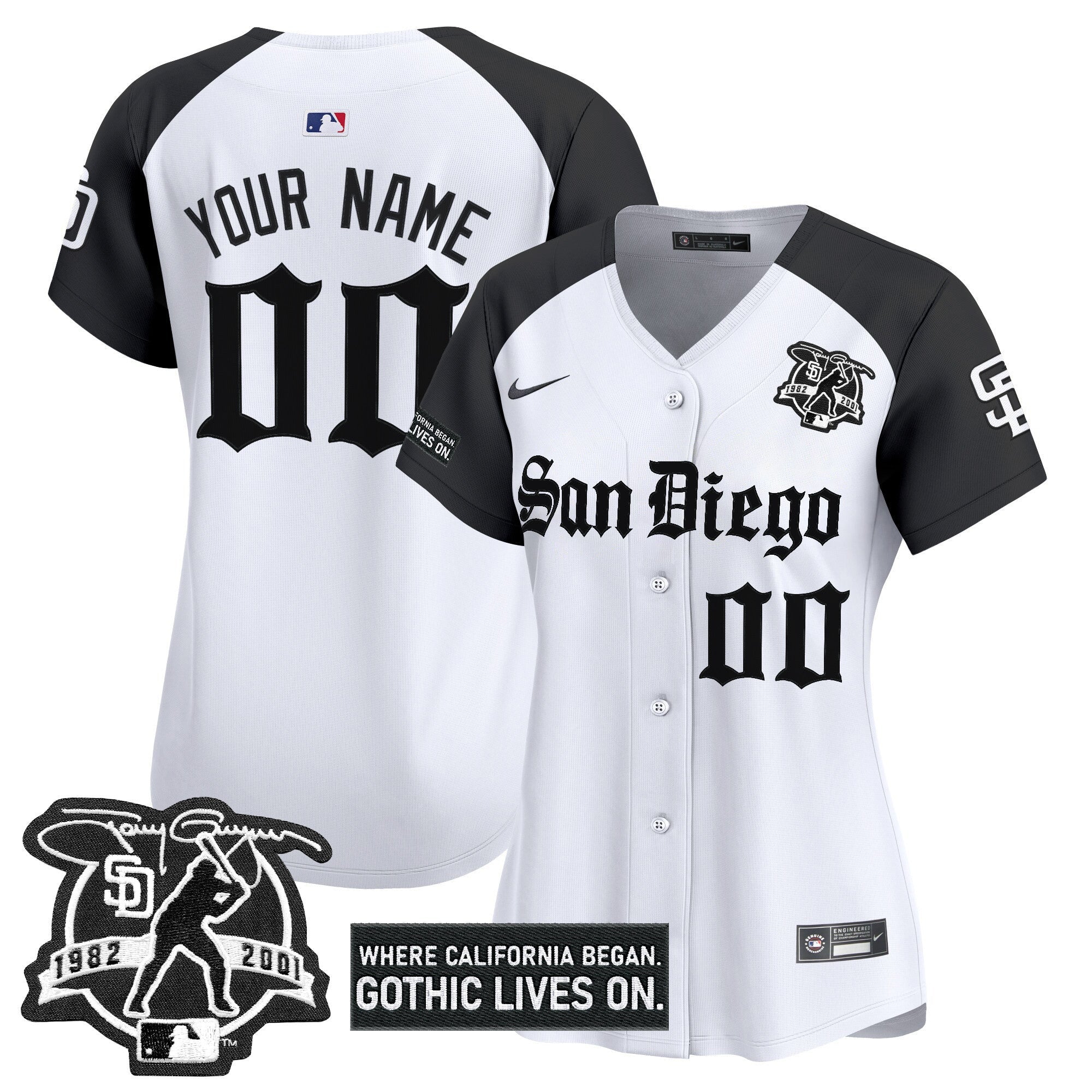 San Diego ‘Gothic Edition’ Vapor Premier Limited Custom Jersey