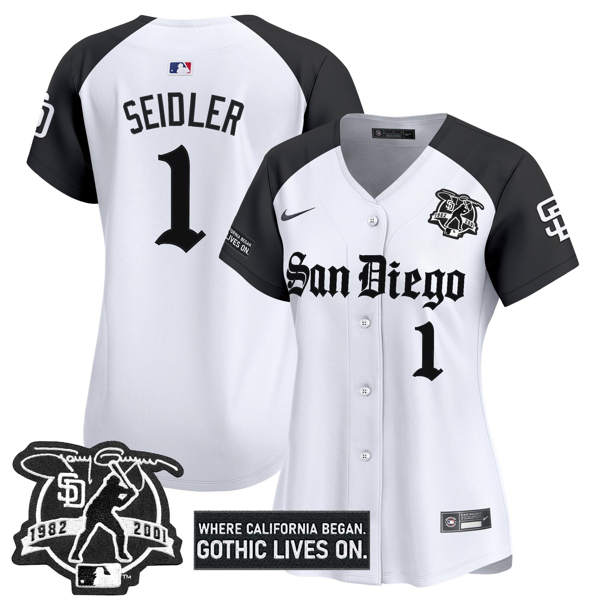 Women’s San Diego ‘Gothic Edition’ Vapor Premier Limited Jersey