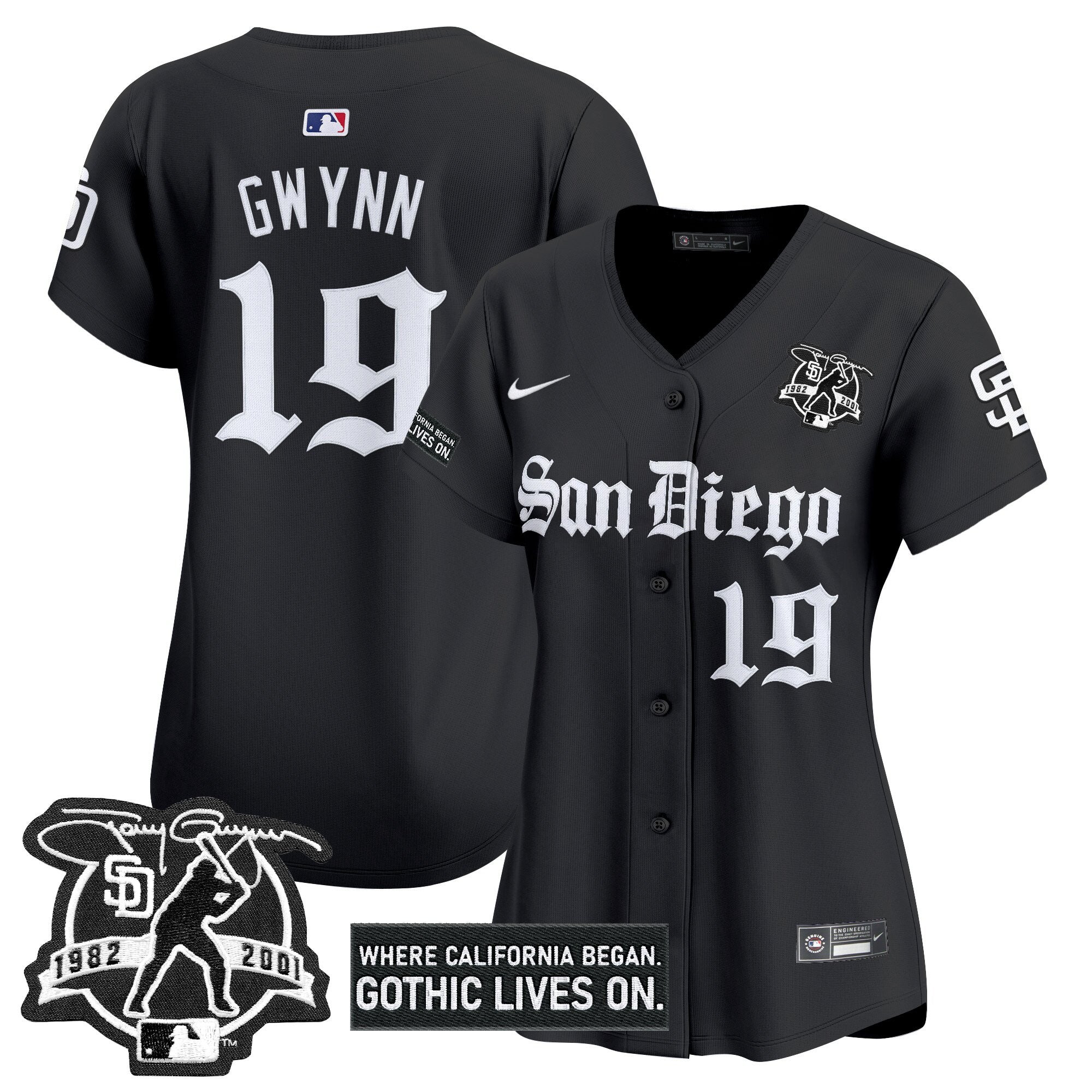 Women’s San Diego ‘Gothic Edition’ Vapor Premier Limited Jersey