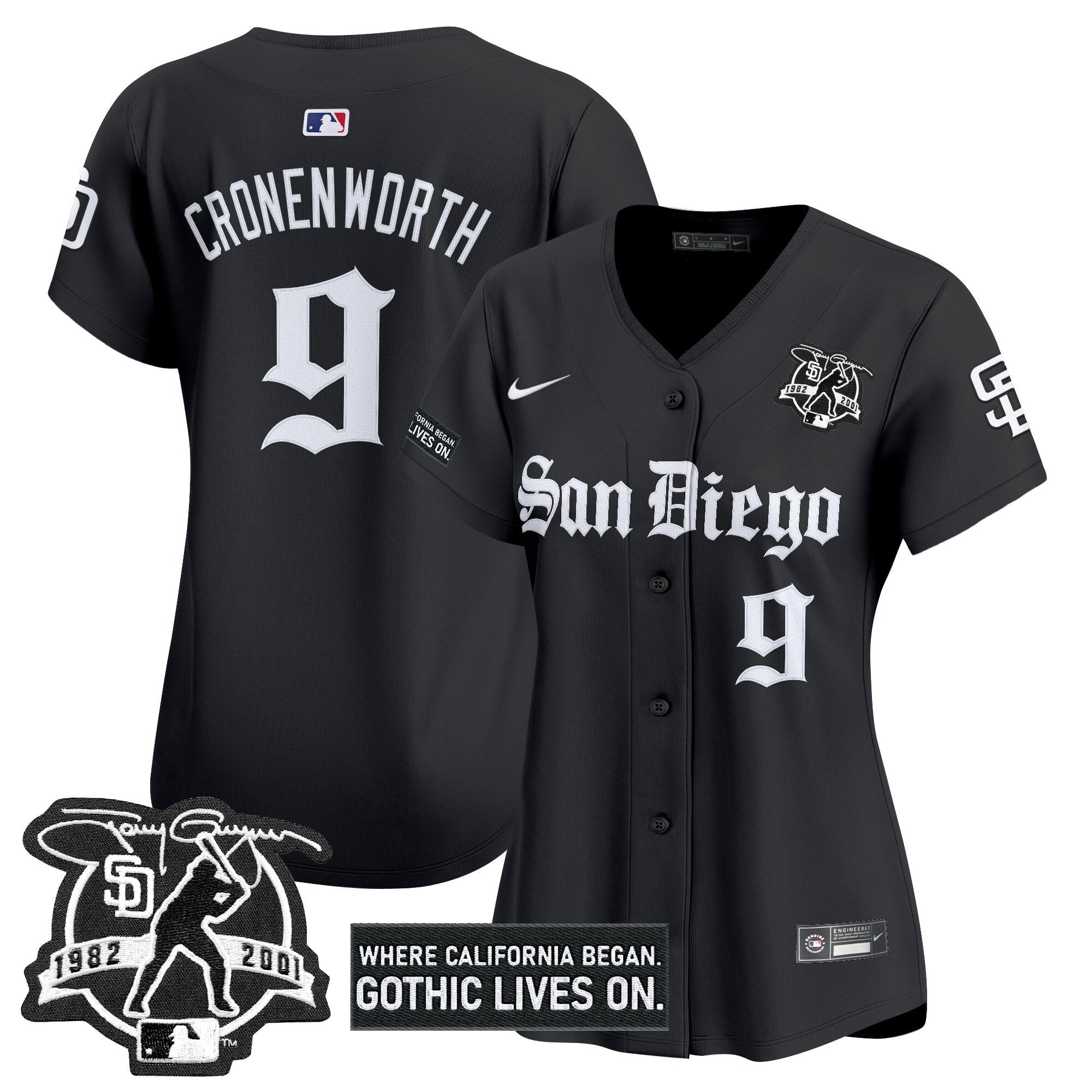 Women’s San Diego ‘Gothic Edition’ Vapor Premier Limited Jersey