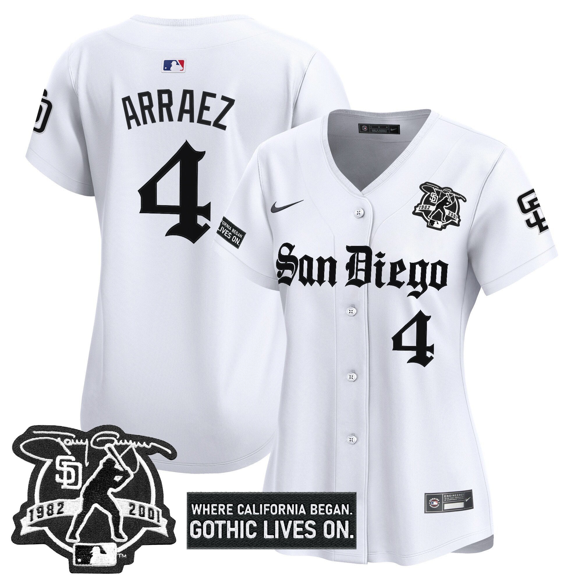 Women’s San Diego ‘Gothic Edition’ Vapor Premier Limited Jersey