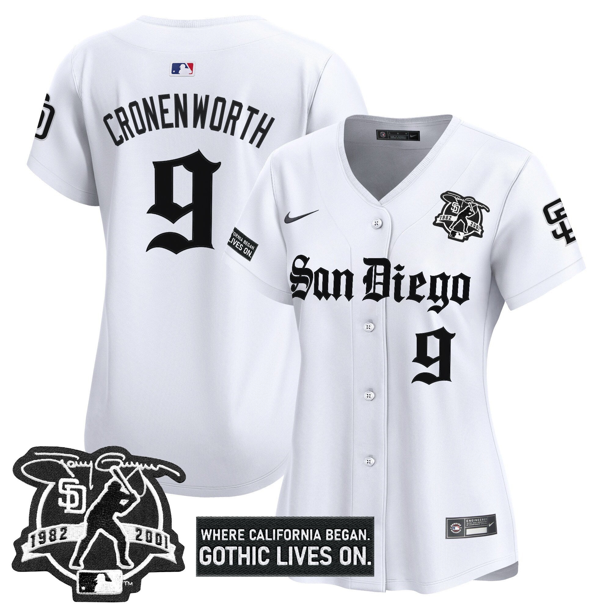 Women’s San Diego ‘Gothic Edition’ Vapor Premier Limited Jersey