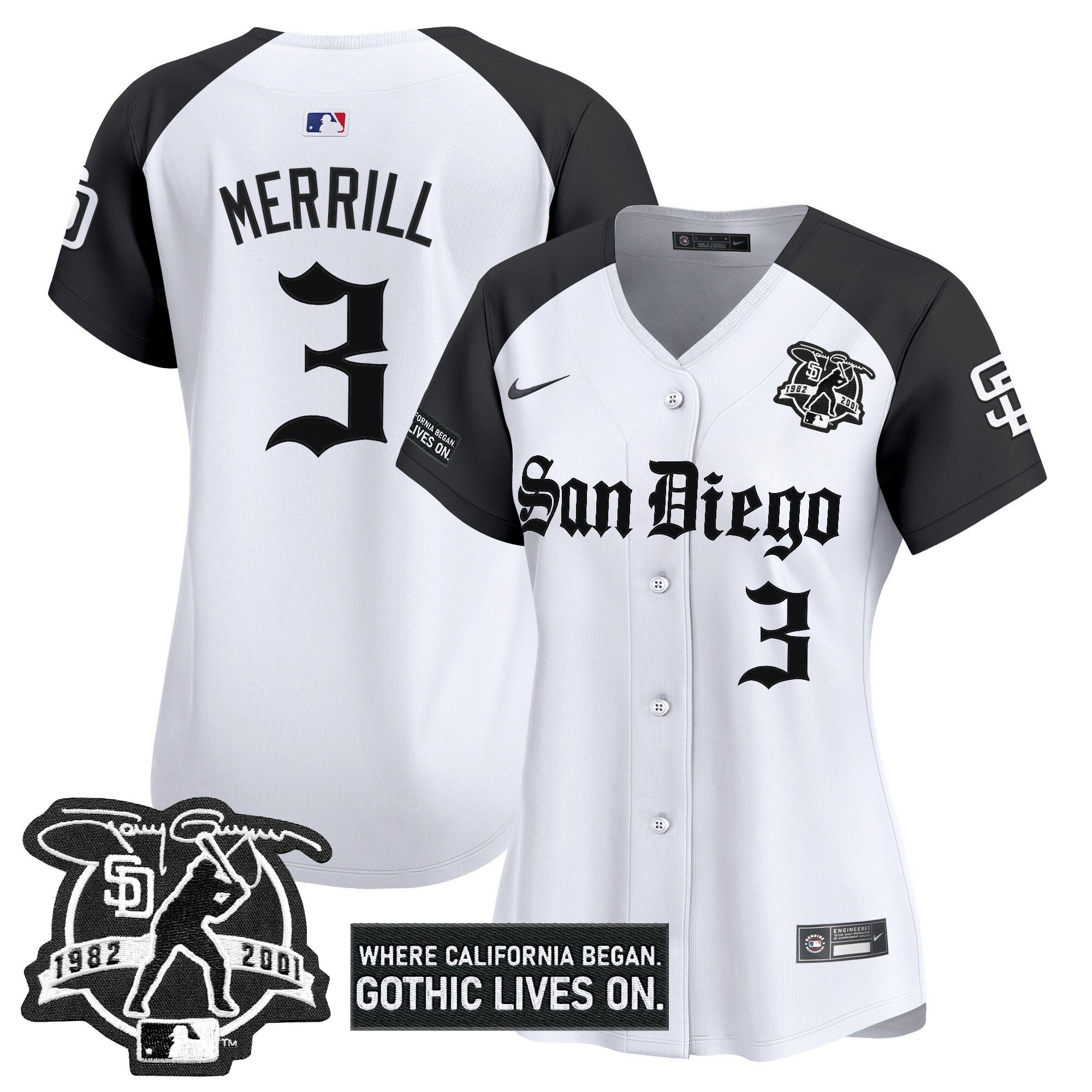 Women’s San Diego ‘Gothic Edition’ Vapor Premier Limited Jersey