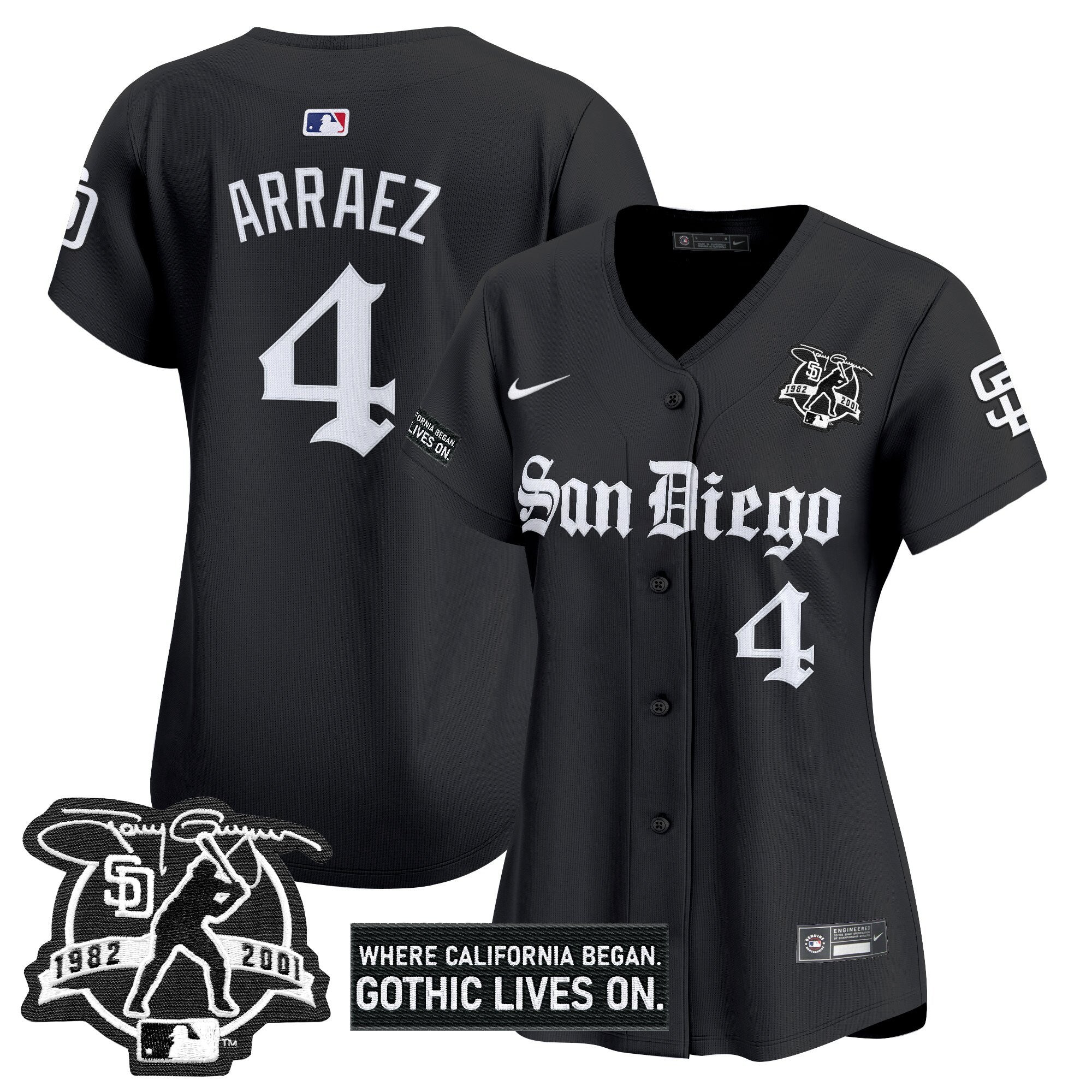 Women’s San Diego ‘Gothic Edition’ Vapor Premier Limited Jersey