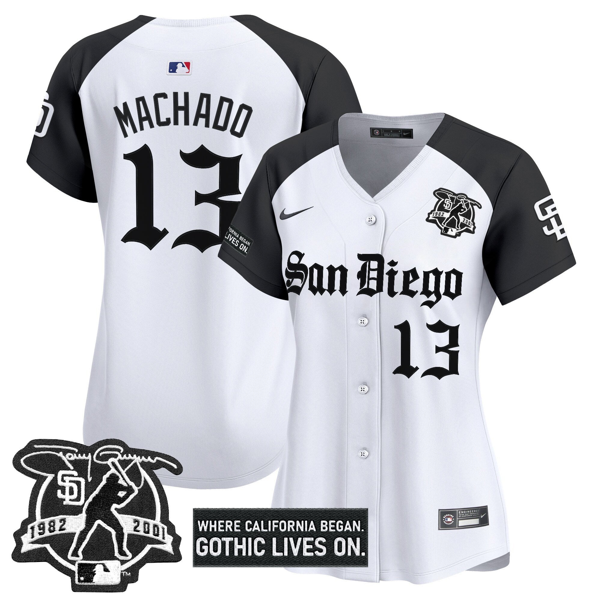 Women’s San Diego ‘Gothic Edition’ Vapor Premier Limited Jersey