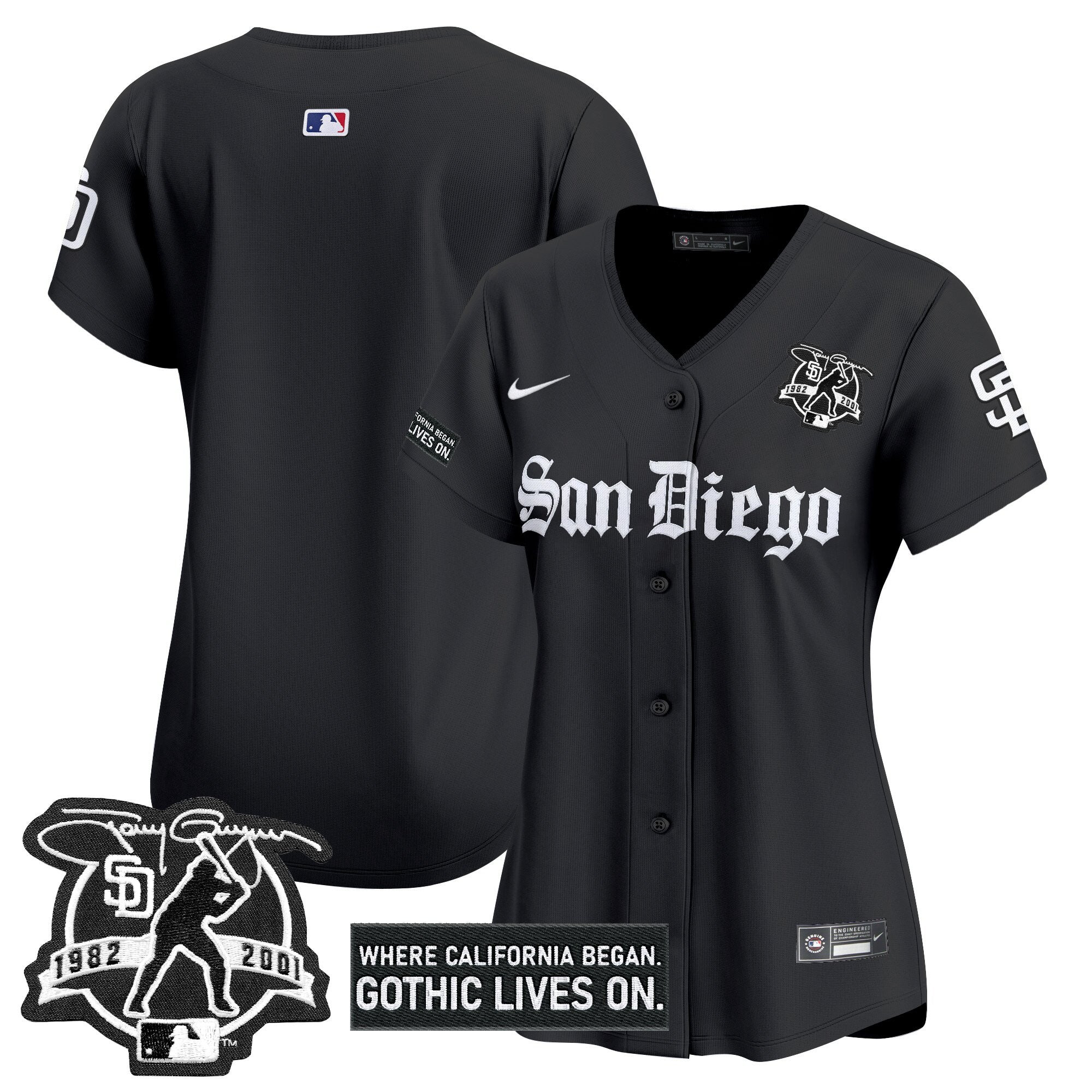 Women’s San Diego ‘Gothic Edition’ Vapor Premier Limited Jersey