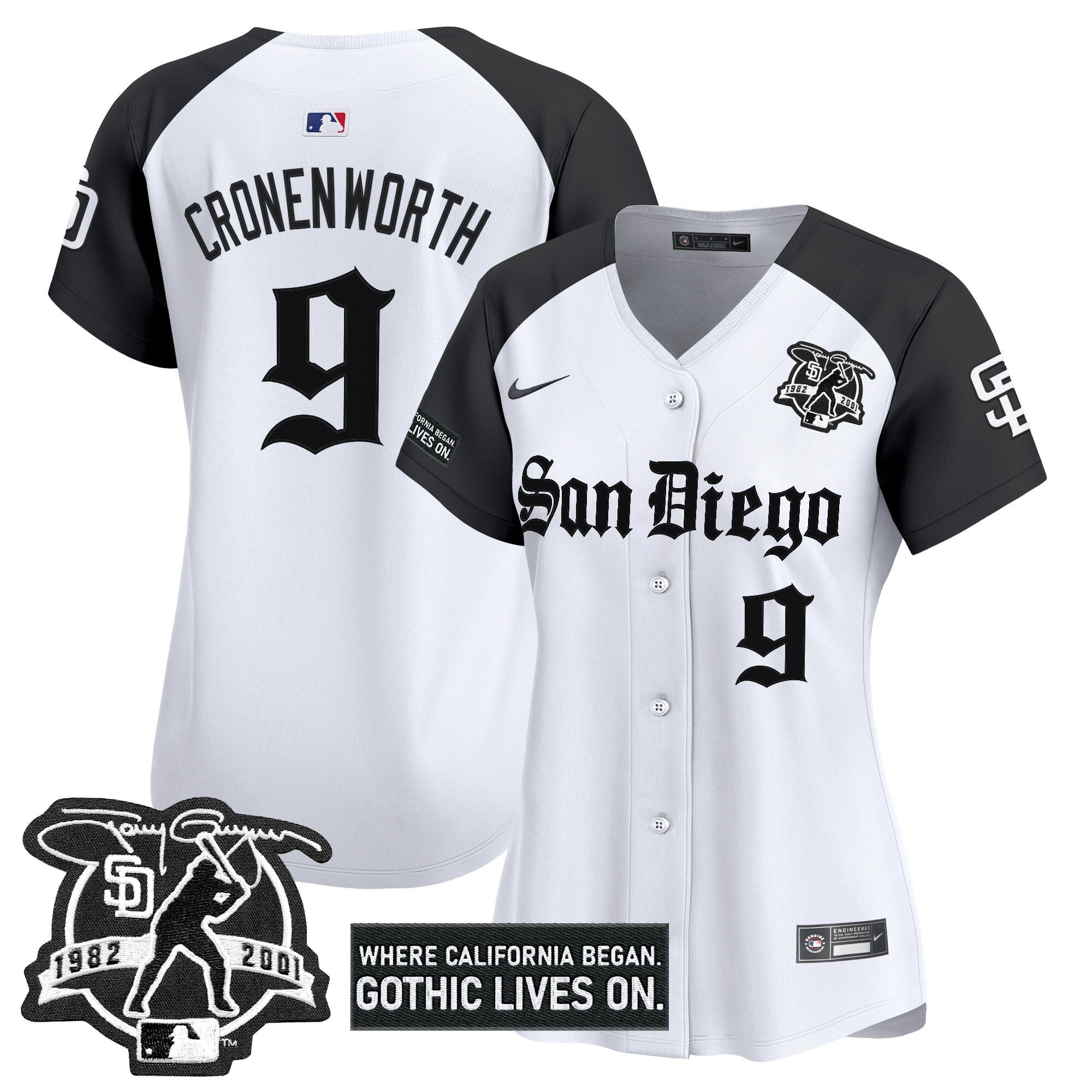 Women’s San Diego ‘Gothic Edition’ Vapor Premier Limited Jersey