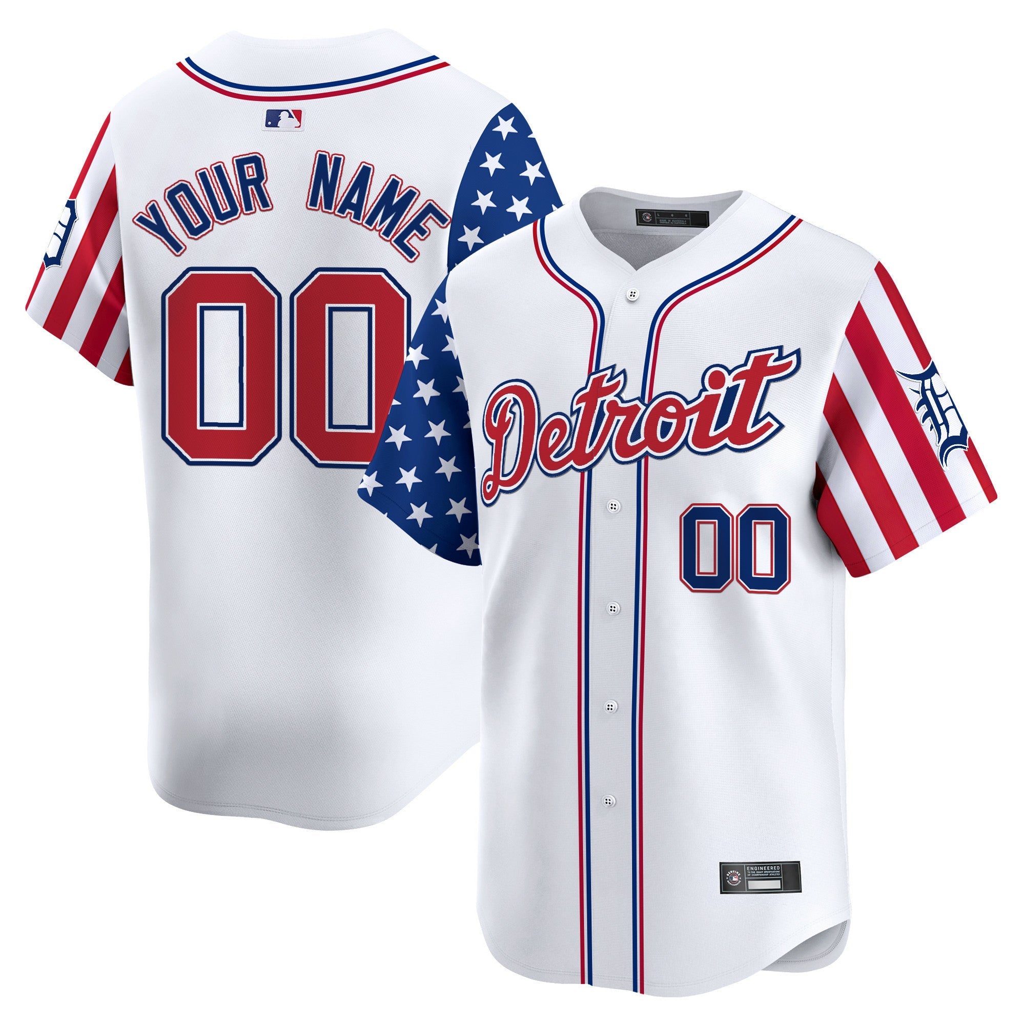 Detroit 2025 Independence Day Vapor Premier Limited Custom Jersey