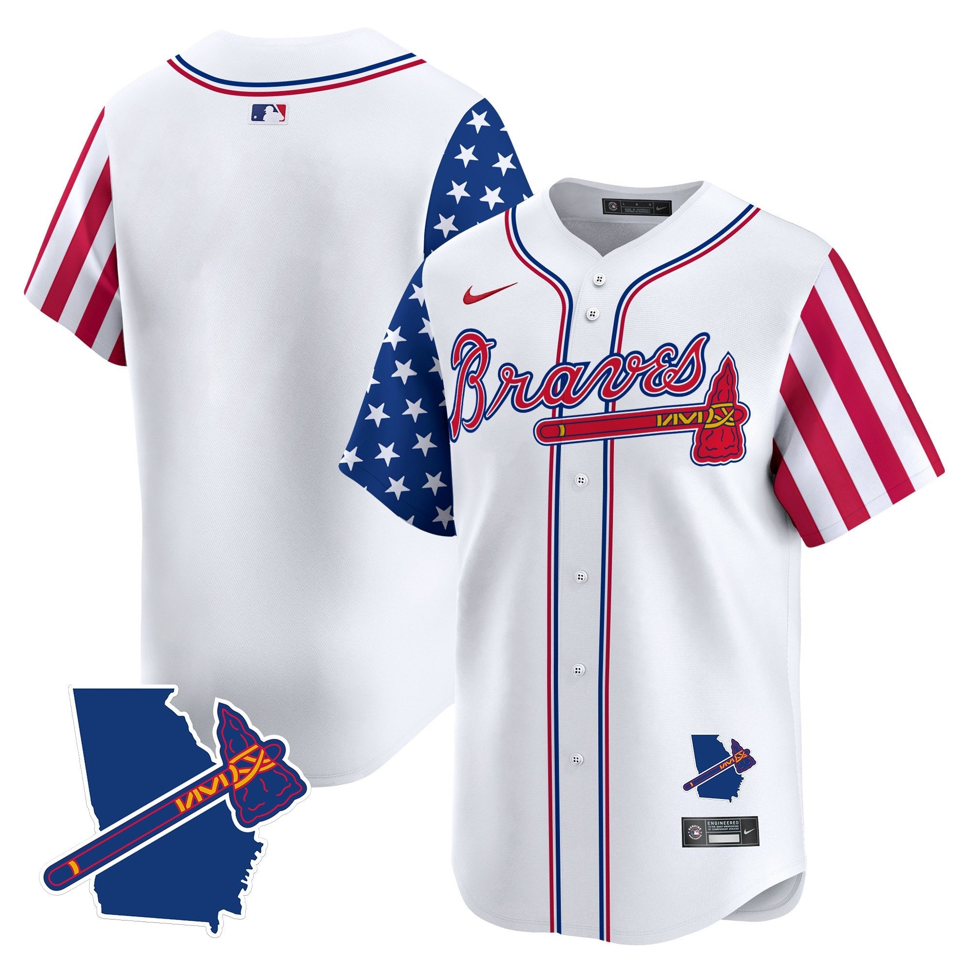 Men’s Atlanta 2025 Independence Day Vapor Premier Limited Jersey