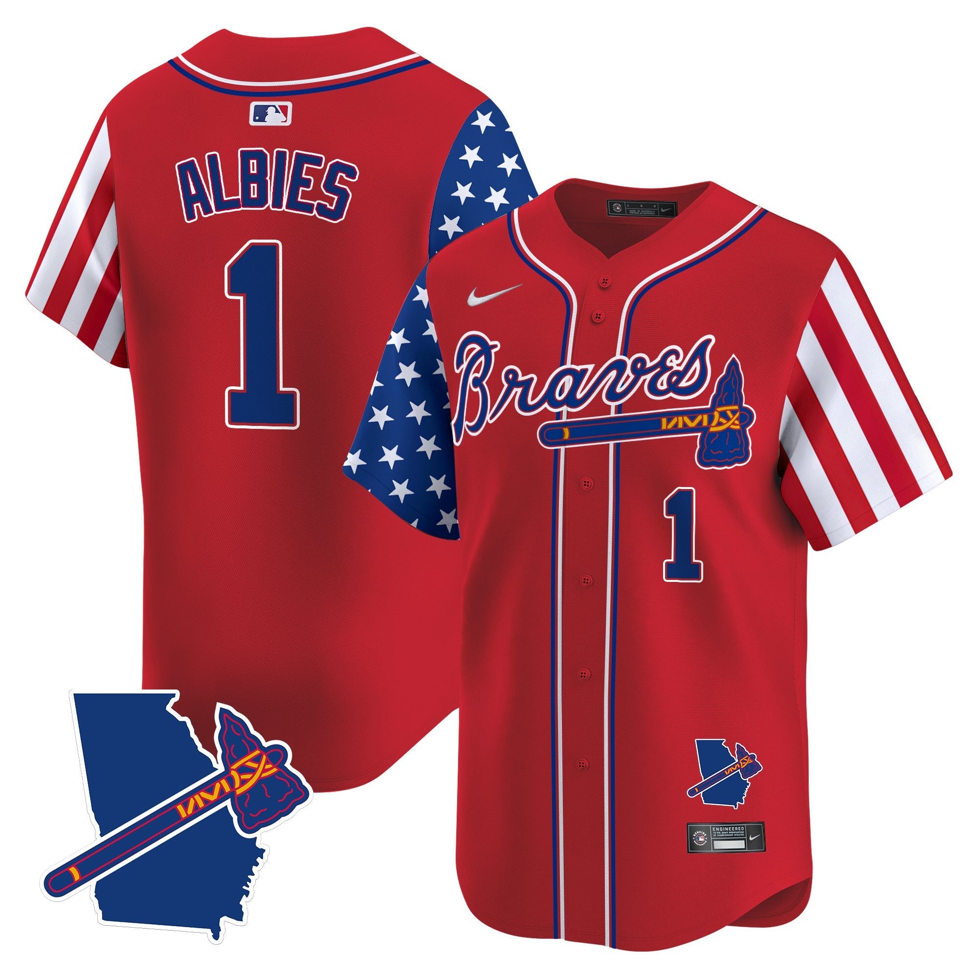 Men’s Atlanta 2025 Independence Day Vapor Premier Limited Jersey