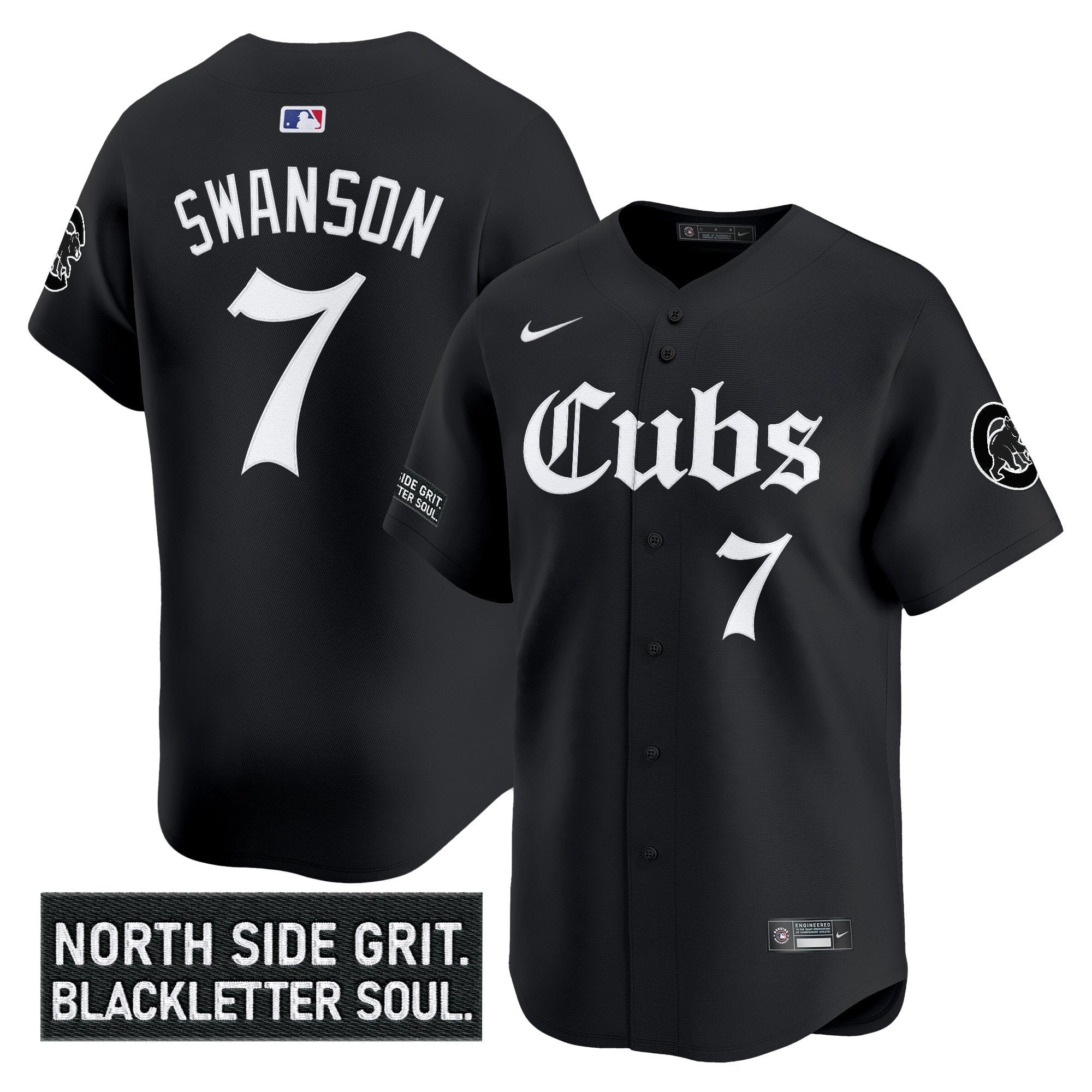 Men’s Chicago ‘Gothic North Side Edition’ Vapor Premier Limited Jersey