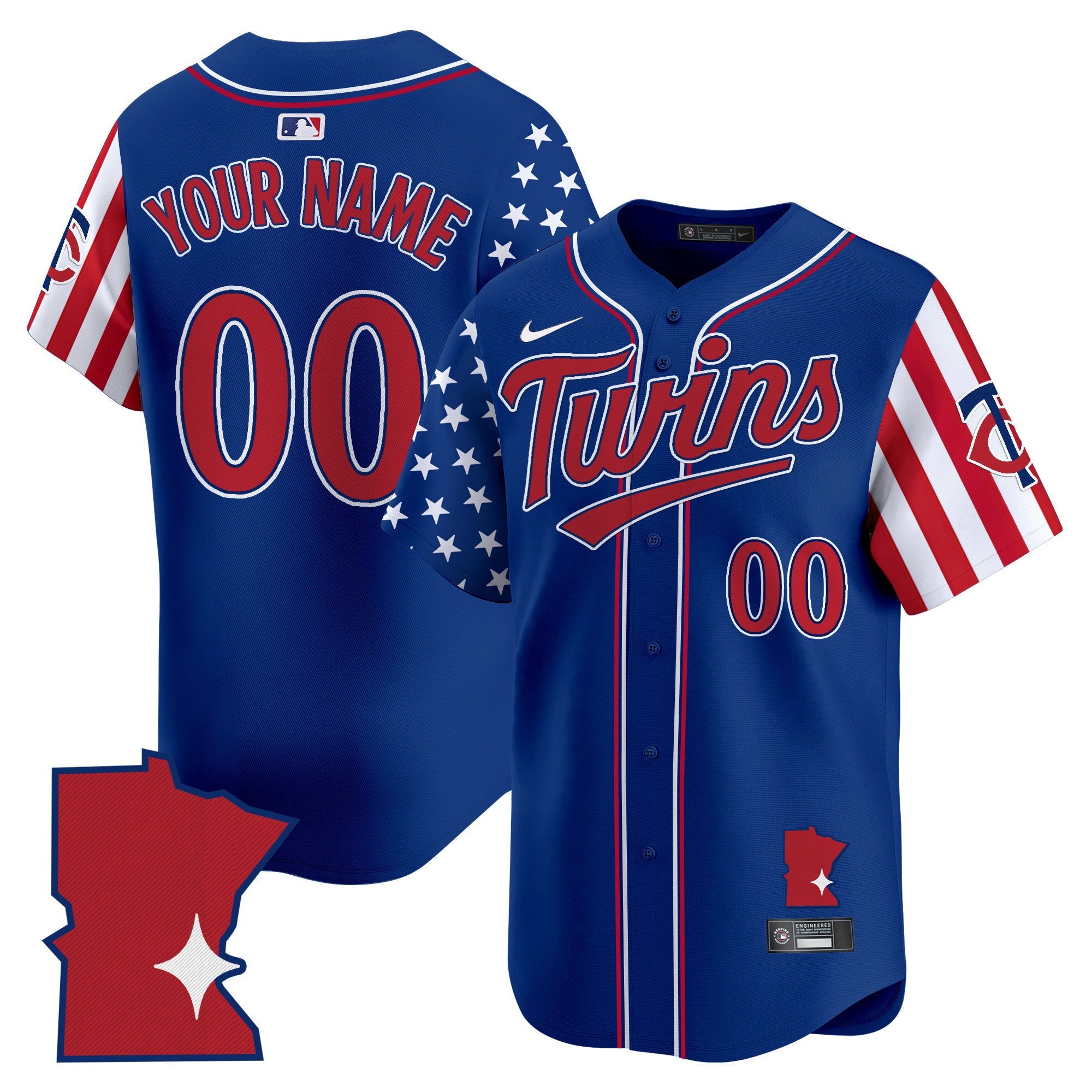 Minnesota 2025 Independence Day Vapor Premier Limited Custom Jersey