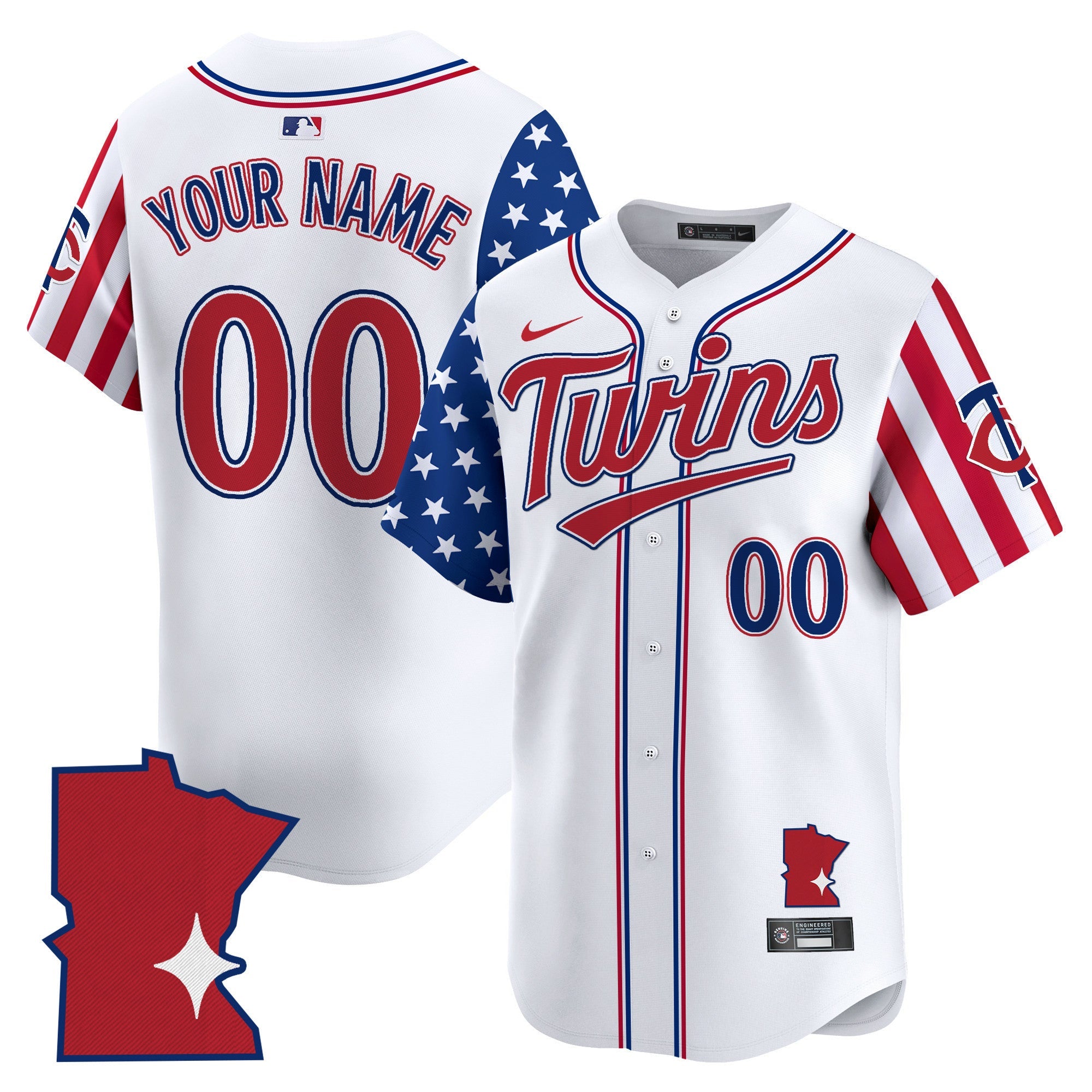 Minnesota 2025 Independence Day Vapor Premier Limited Custom Jersey