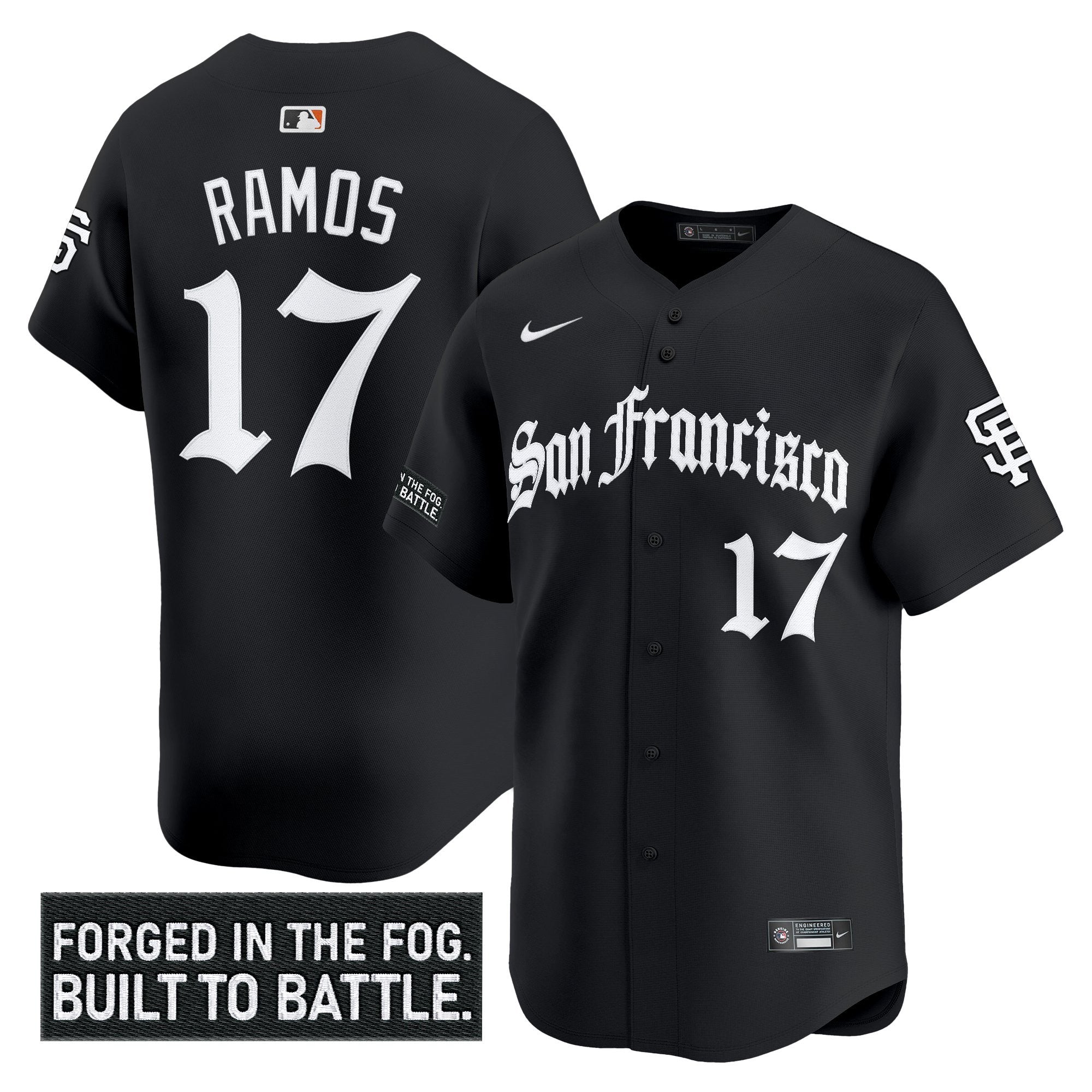 Men’s San Francisco ‘Gothic Fog Edition’ Vapor Premier Limited Jersey