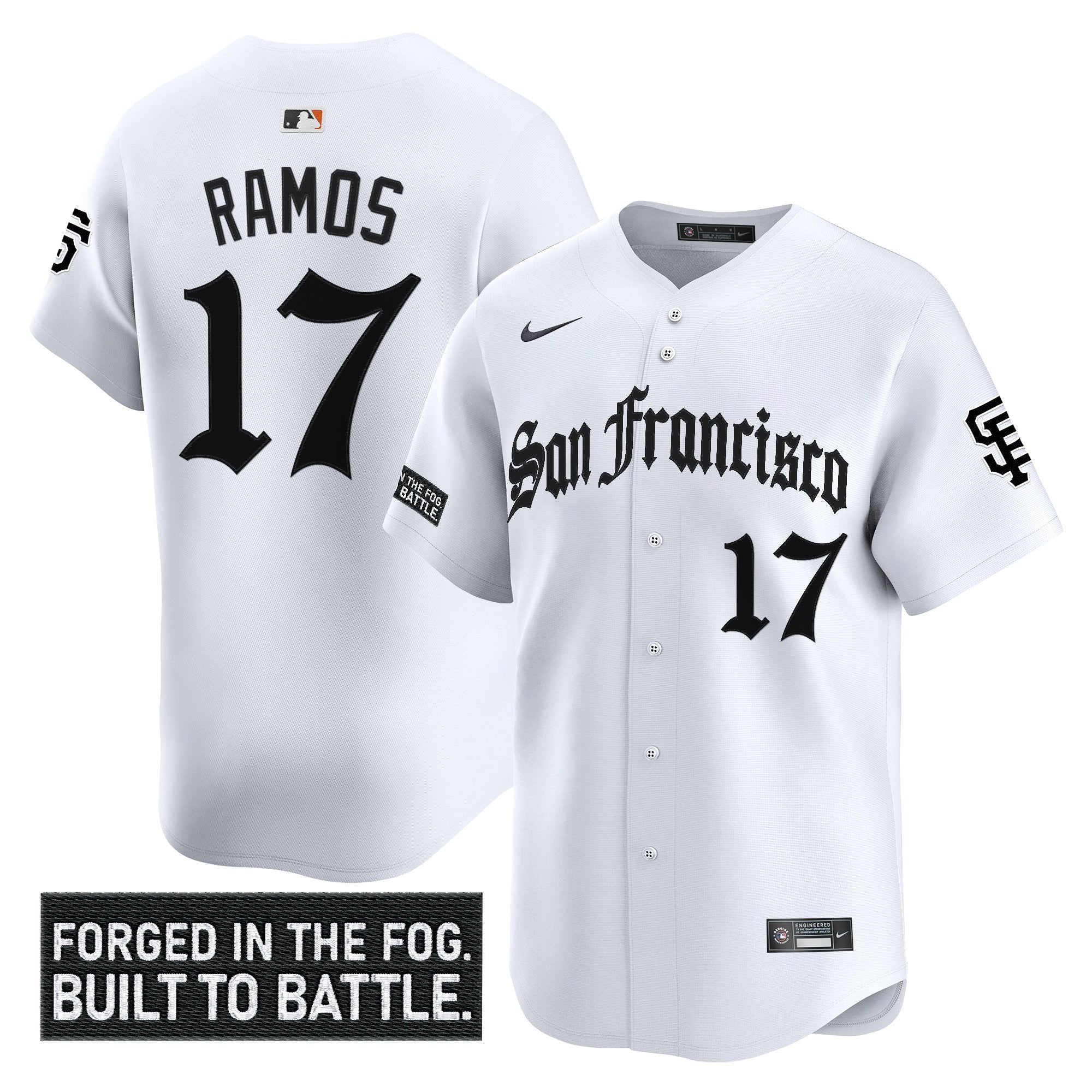 Men’s San Francisco ‘Gothic Fog Edition’ Vapor Premier Limited Jersey