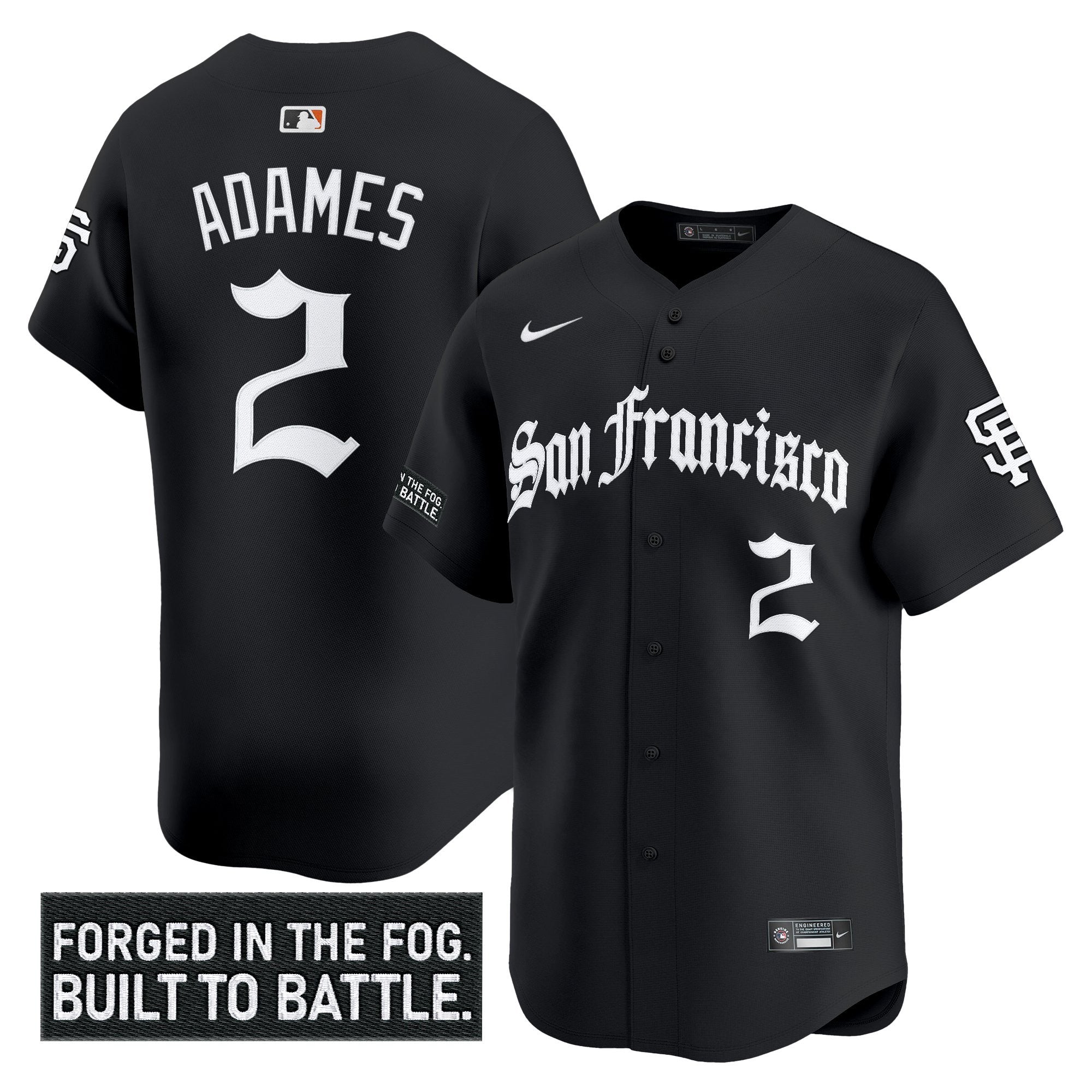 Men’s San Francisco ‘Gothic Fog Edition’ Vapor Premier Limited Jersey