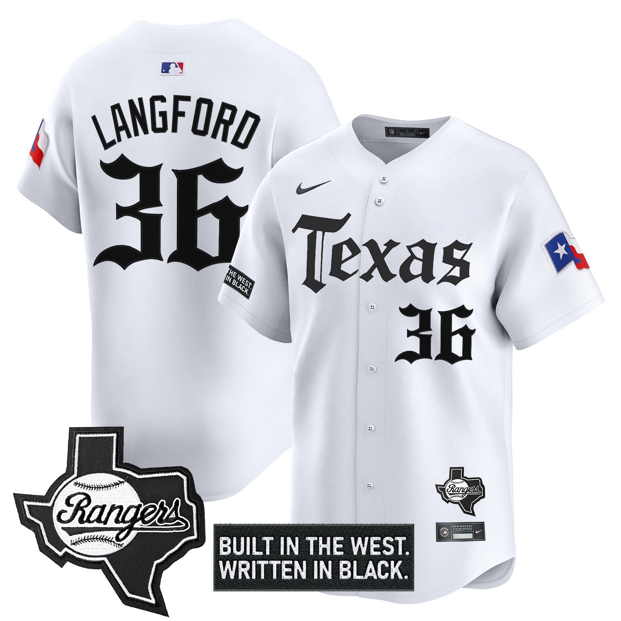 Men’s Texas ‘Gothic Frontier Edition’ Vapor Premier Limited Jersey