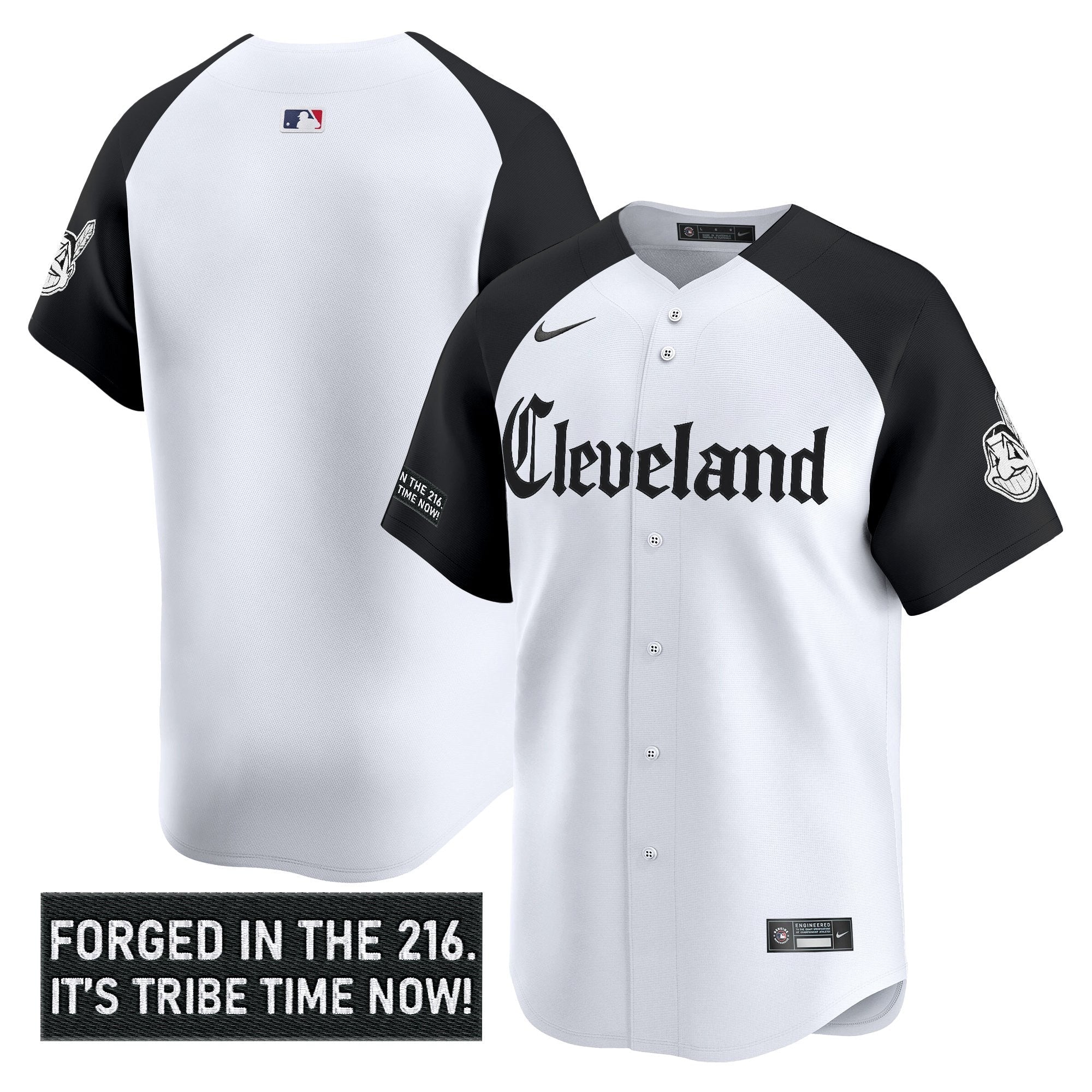 Men’s Cleveland Indians ‘Gothic Iron Edition’ Vapor Premier Limited Jersey