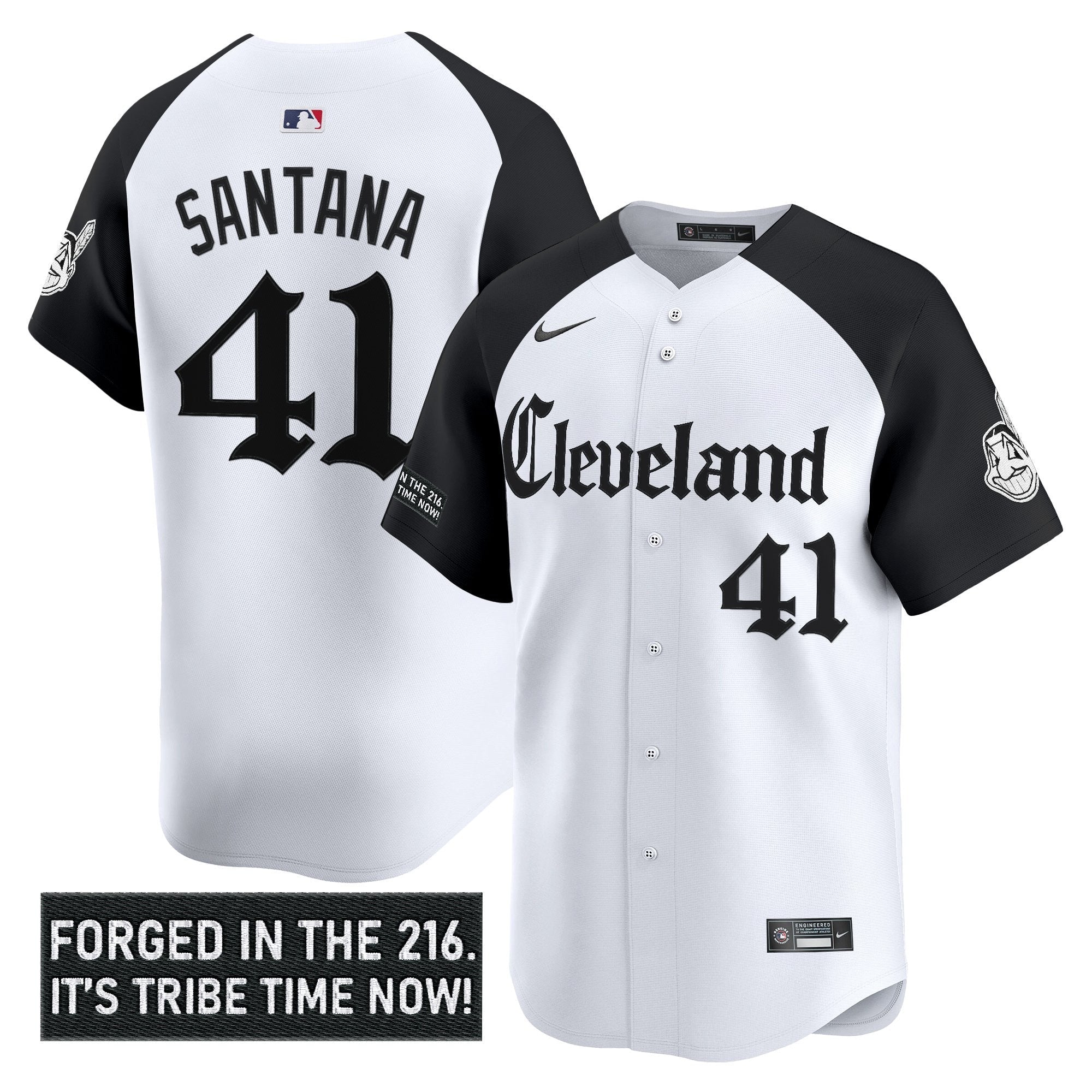 Men’s Cleveland Indians ‘Gothic Iron Edition’ Vapor Premier Limited Jersey