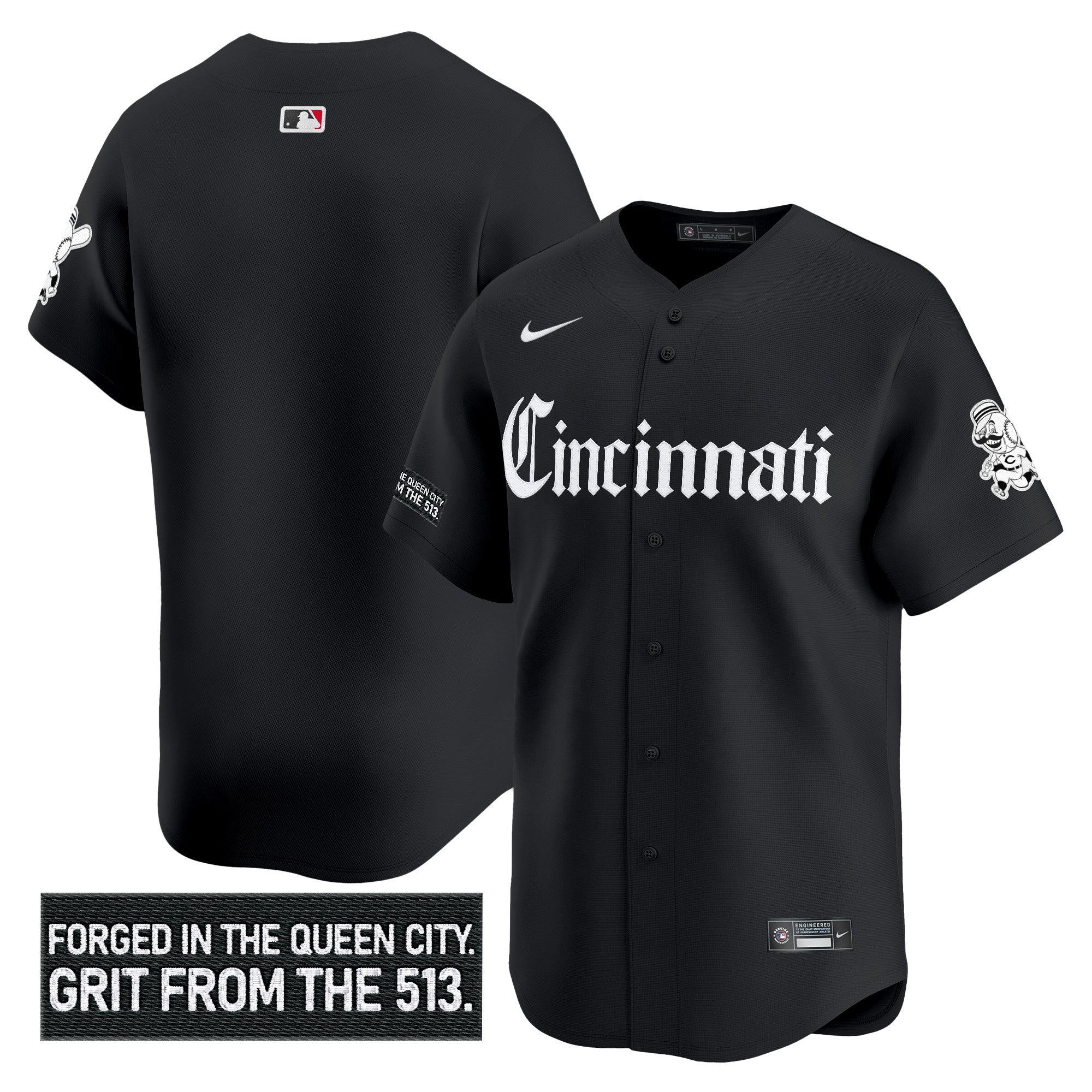 Men’s Cincinnati ‘Gothic Queen City Edition’ Vapor Premier Limited Jersey