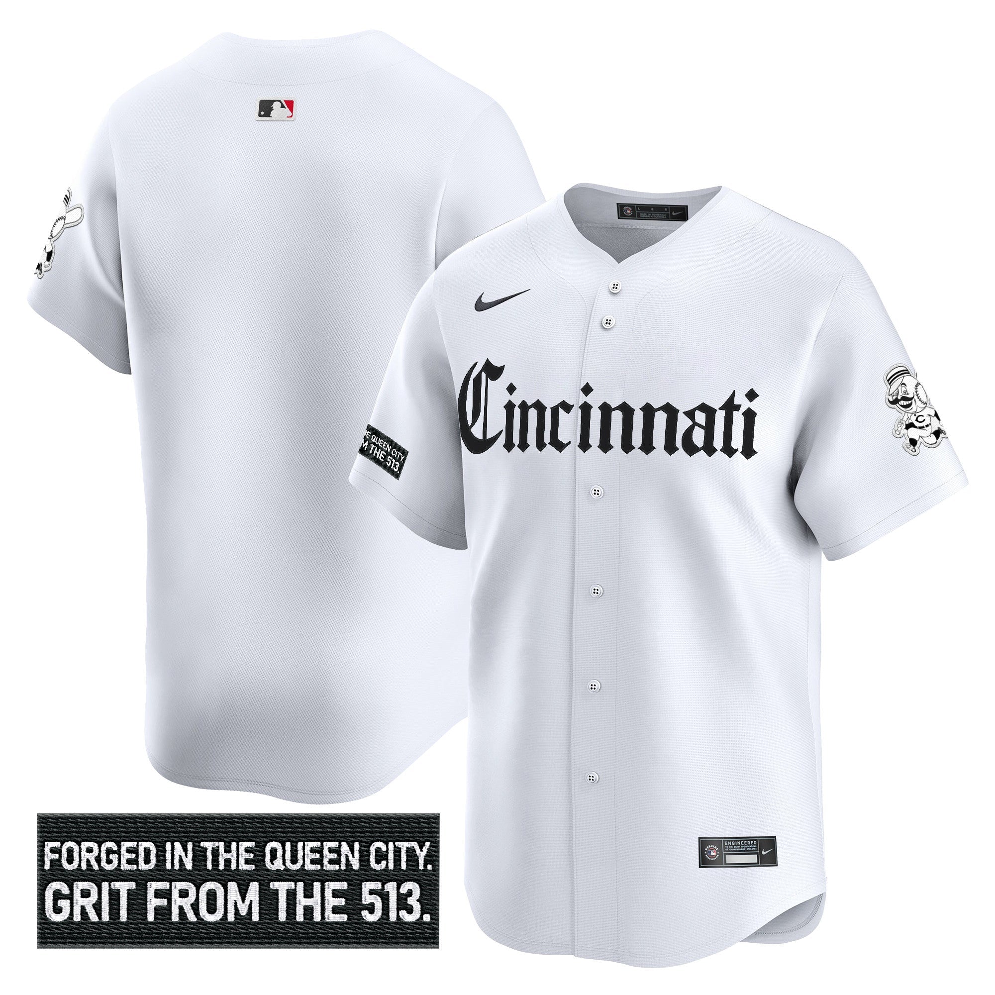 Men’s Cincinnati ‘Gothic Queen City Edition’ Vapor Premier Limited Jersey