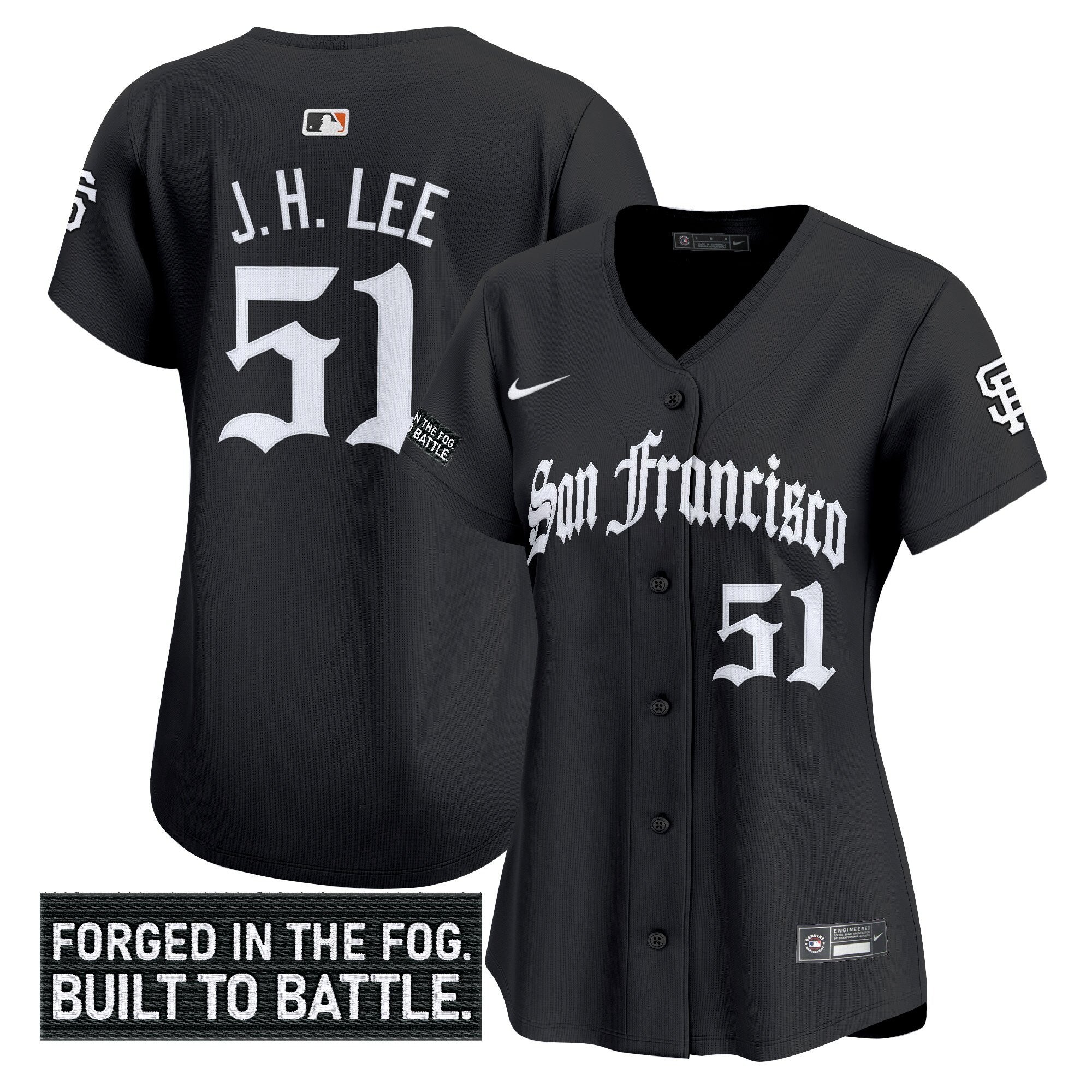 Women’s San Francisco ‘Gothic Fog Edition’ Vapor Premier Limited Jersey