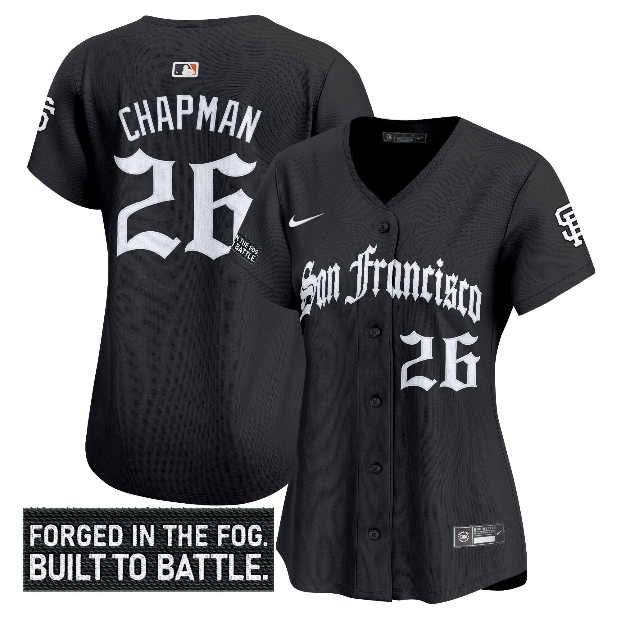 Women’s San Francisco ‘Gothic Fog Edition’ Vapor Premier Limited Jersey