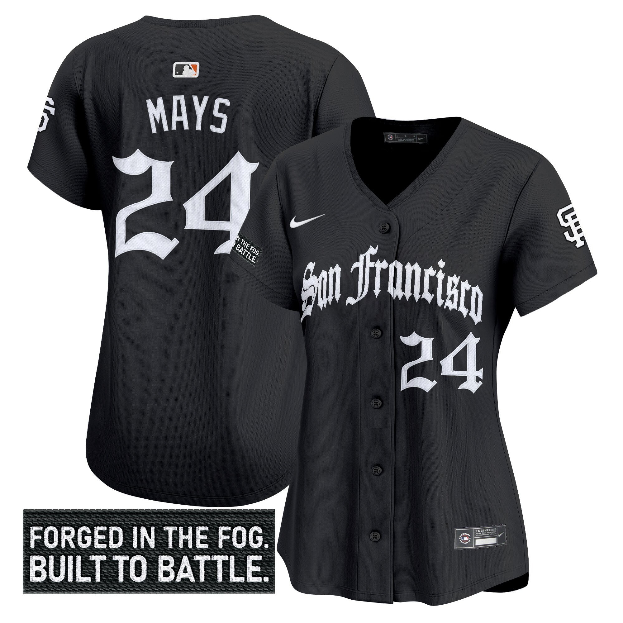 Women’s San Francisco ‘Gothic Fog Edition’ Vapor Premier Limited Jersey