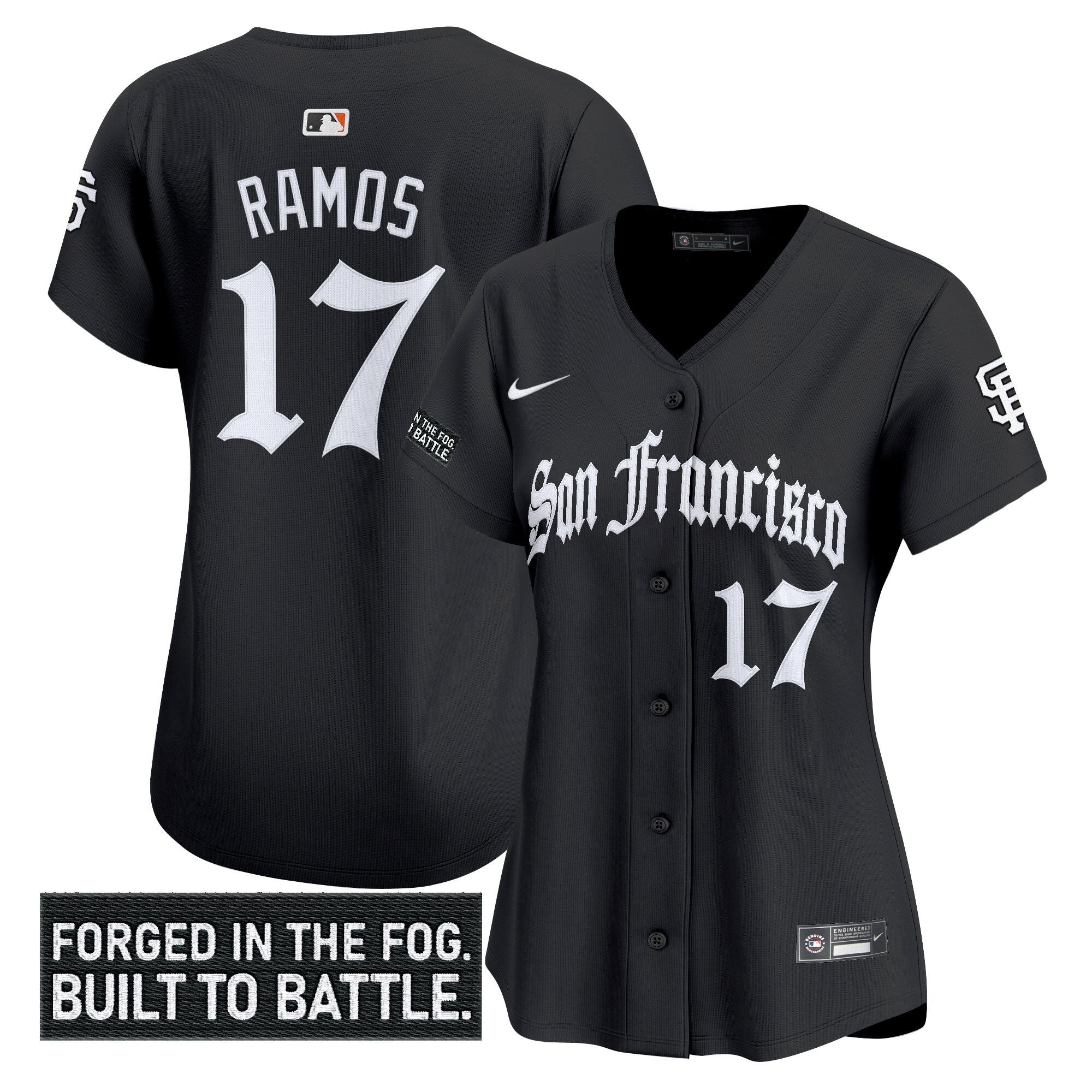 Women’s San Francisco ‘Gothic Fog Edition’ Vapor Premier Limited Jersey