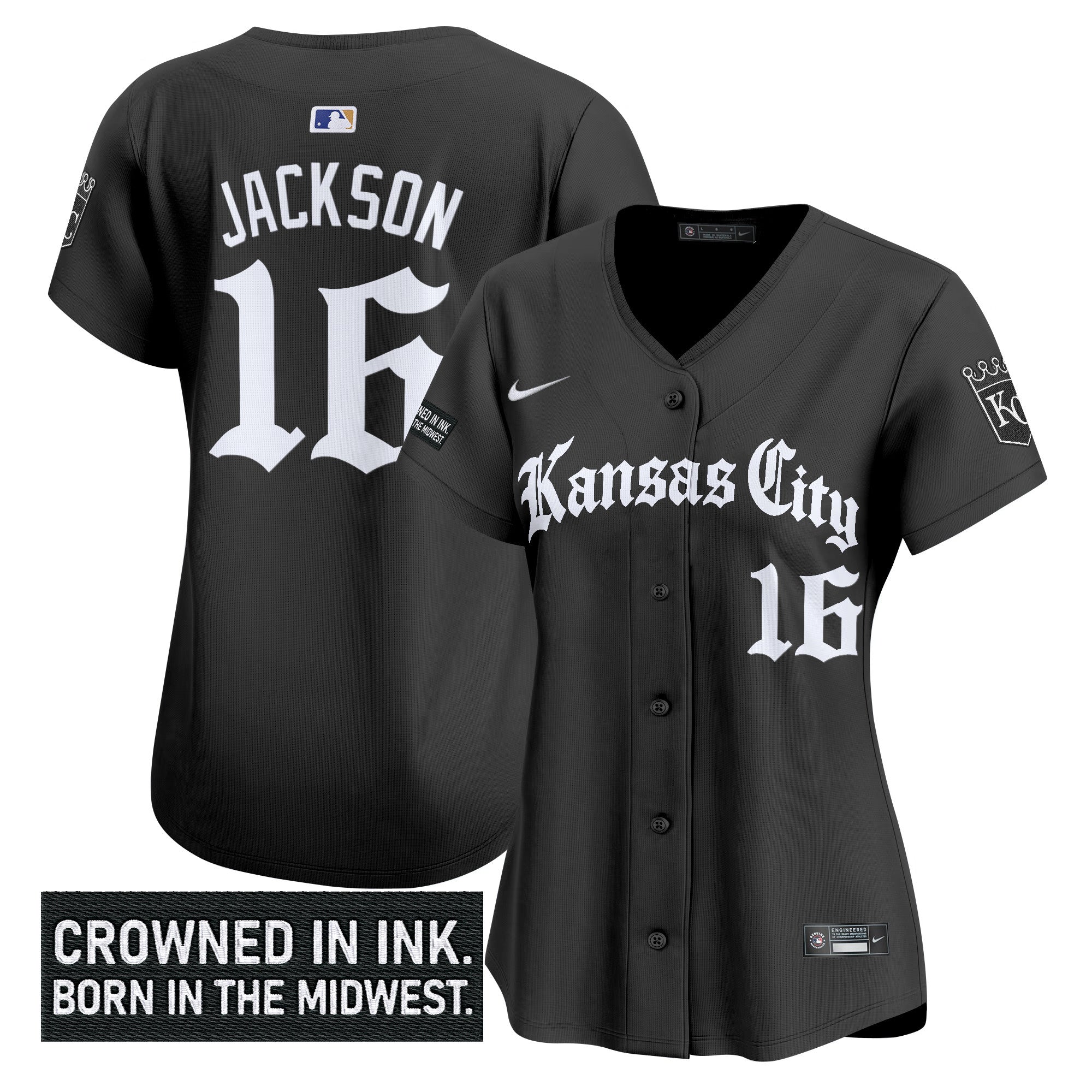 Women’s Kansas City ‘Gothic Crown Edition’ Vapor Premier Limited Jersey