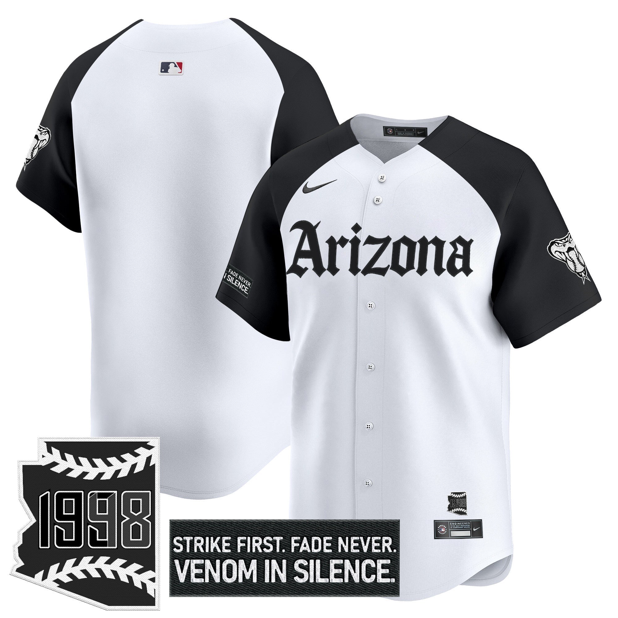 Men’s Arizona ‘Gothic Desert Fang Edition’ Vapor Premier Limited Jersey