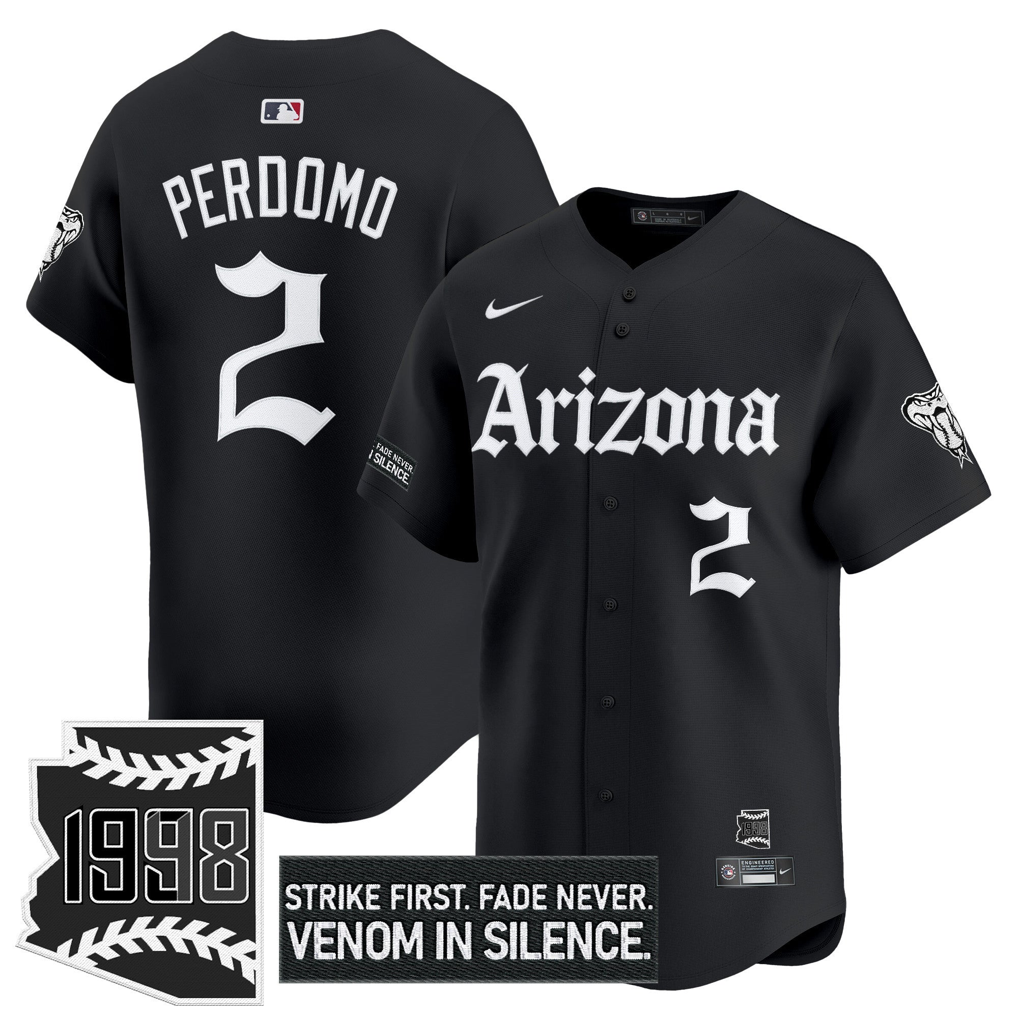 Men’s Arizona ‘Gothic Desert Fang Edition’ Vapor Premier Limited Jersey