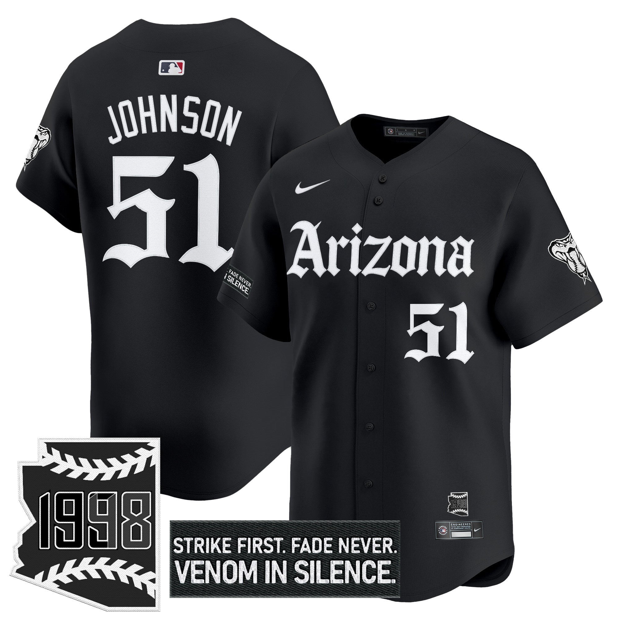 Men’s Arizona ‘Gothic Desert Fang Edition’ Vapor Premier Limited Jersey