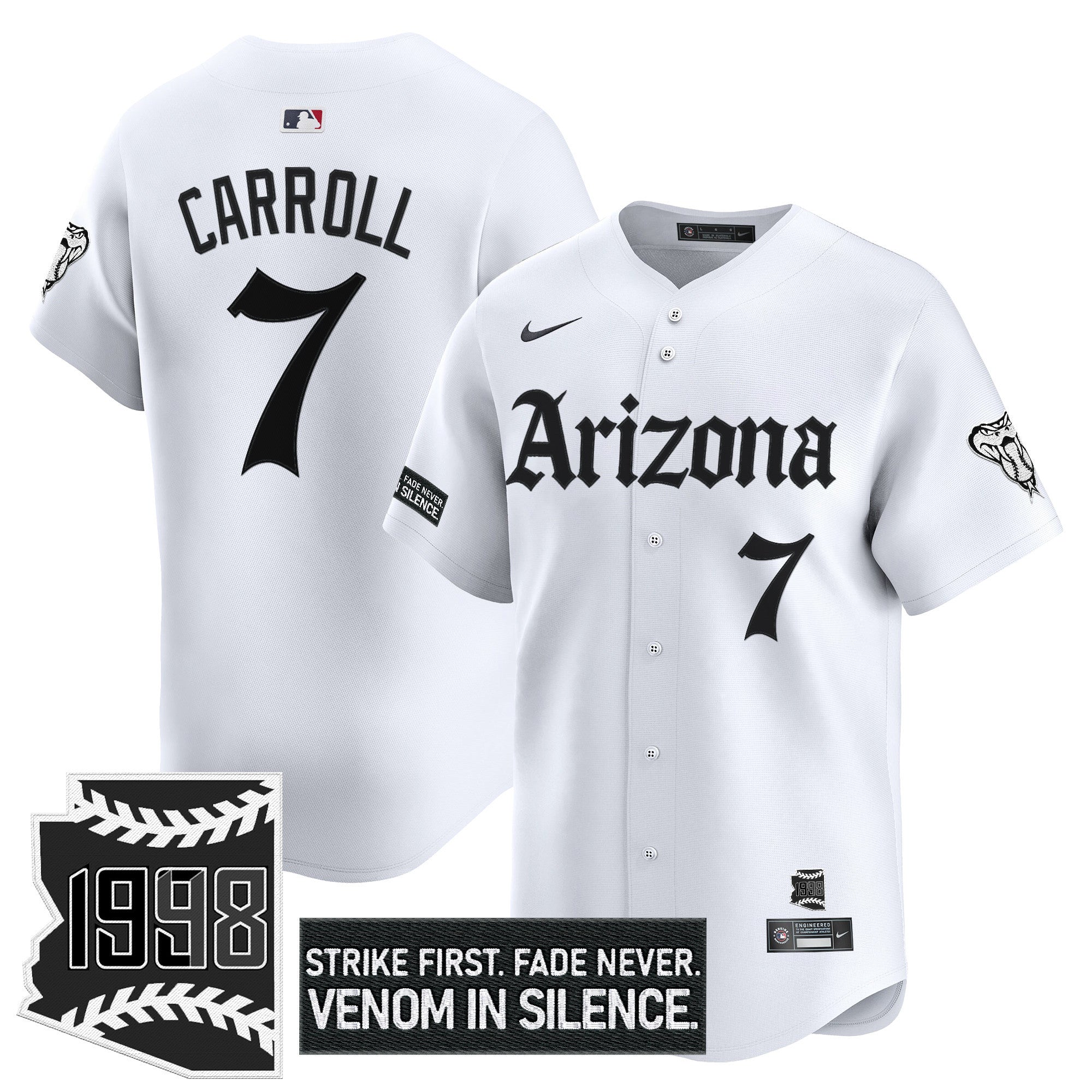 Men’s Arizona ‘Gothic Desert Fang Edition’ Vapor Premier Limited Jersey
