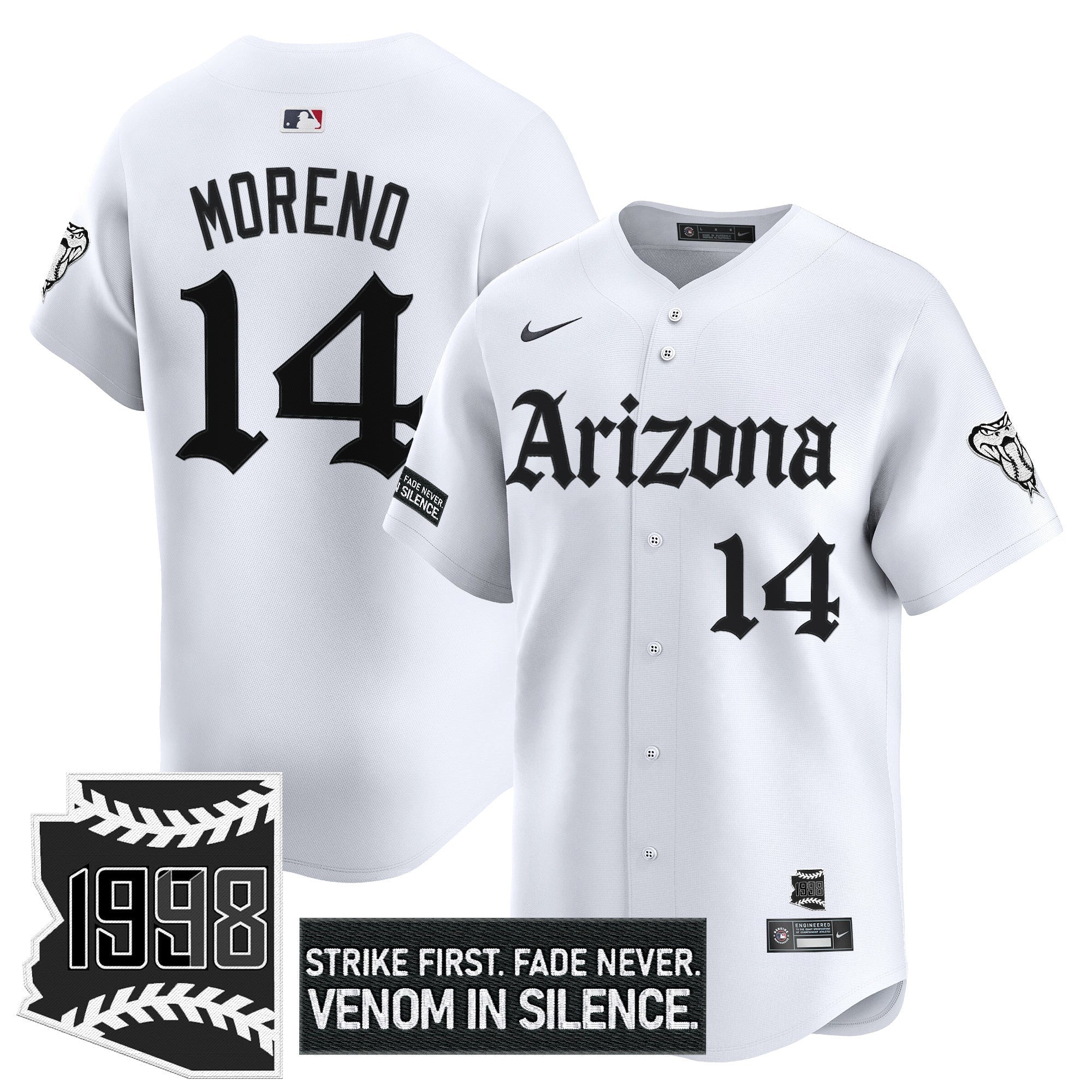 Men’s Arizona ‘Gothic Desert Fang Edition’ Vapor Premier Limited Jersey