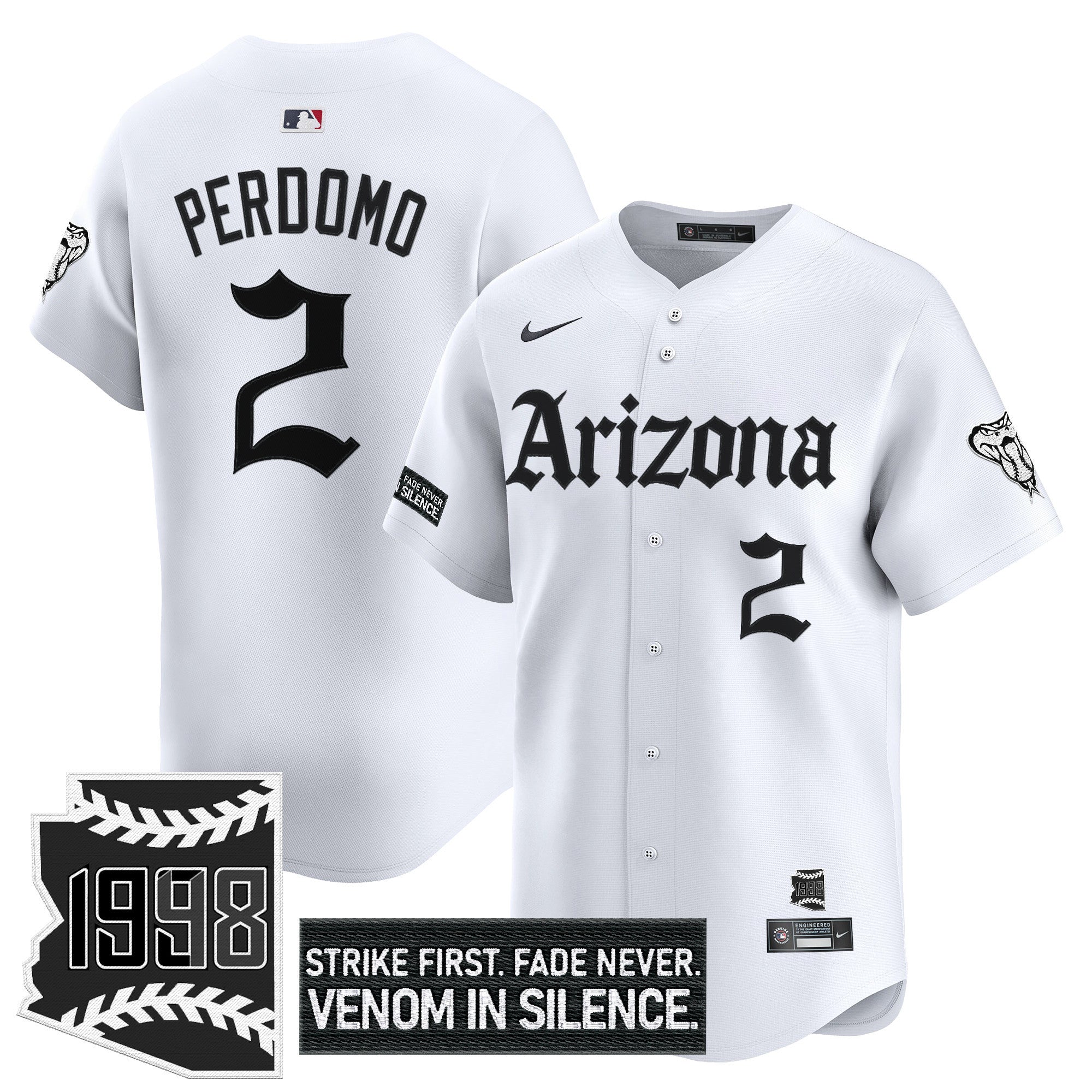 Men’s Arizona ‘Gothic Desert Fang Edition’ Vapor Premier Limited Jersey