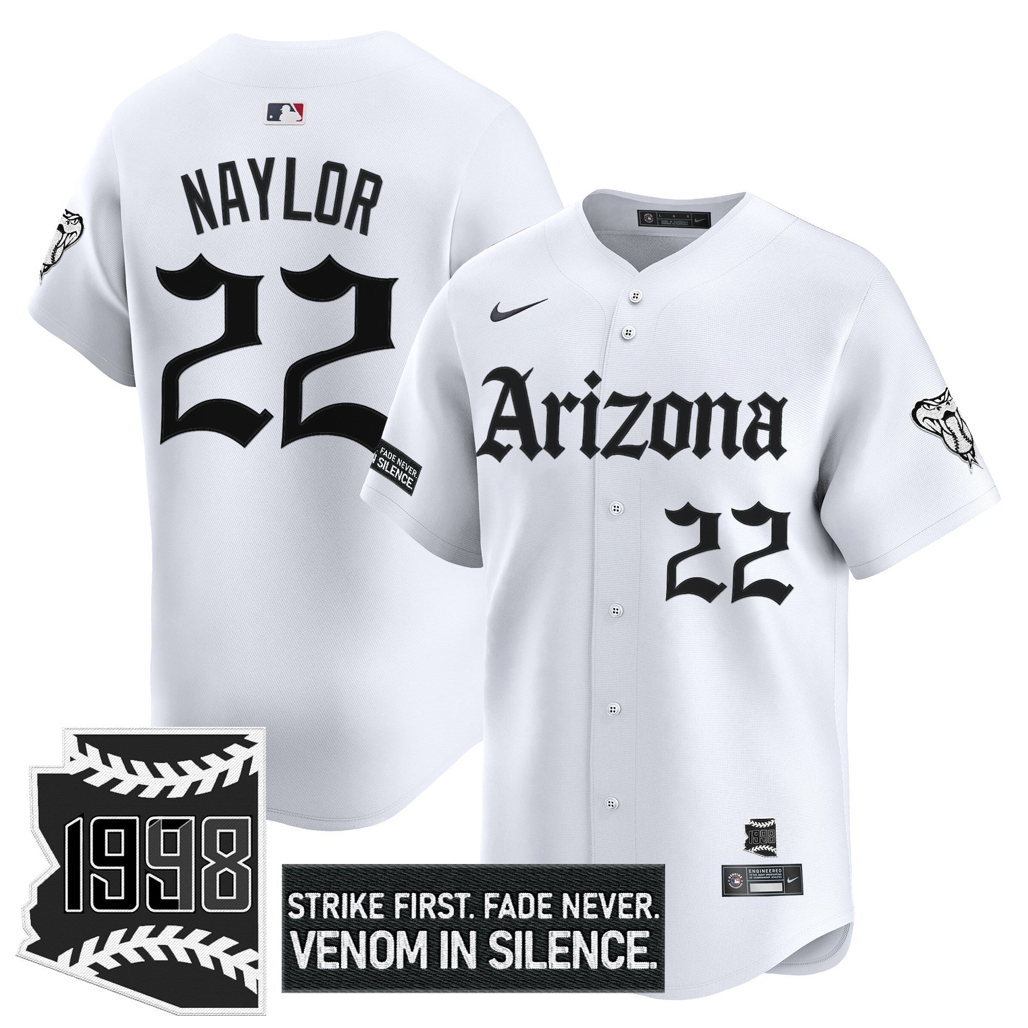 Men’s Arizona ‘Gothic Desert Fang Edition’ Vapor Premier Limited Jersey