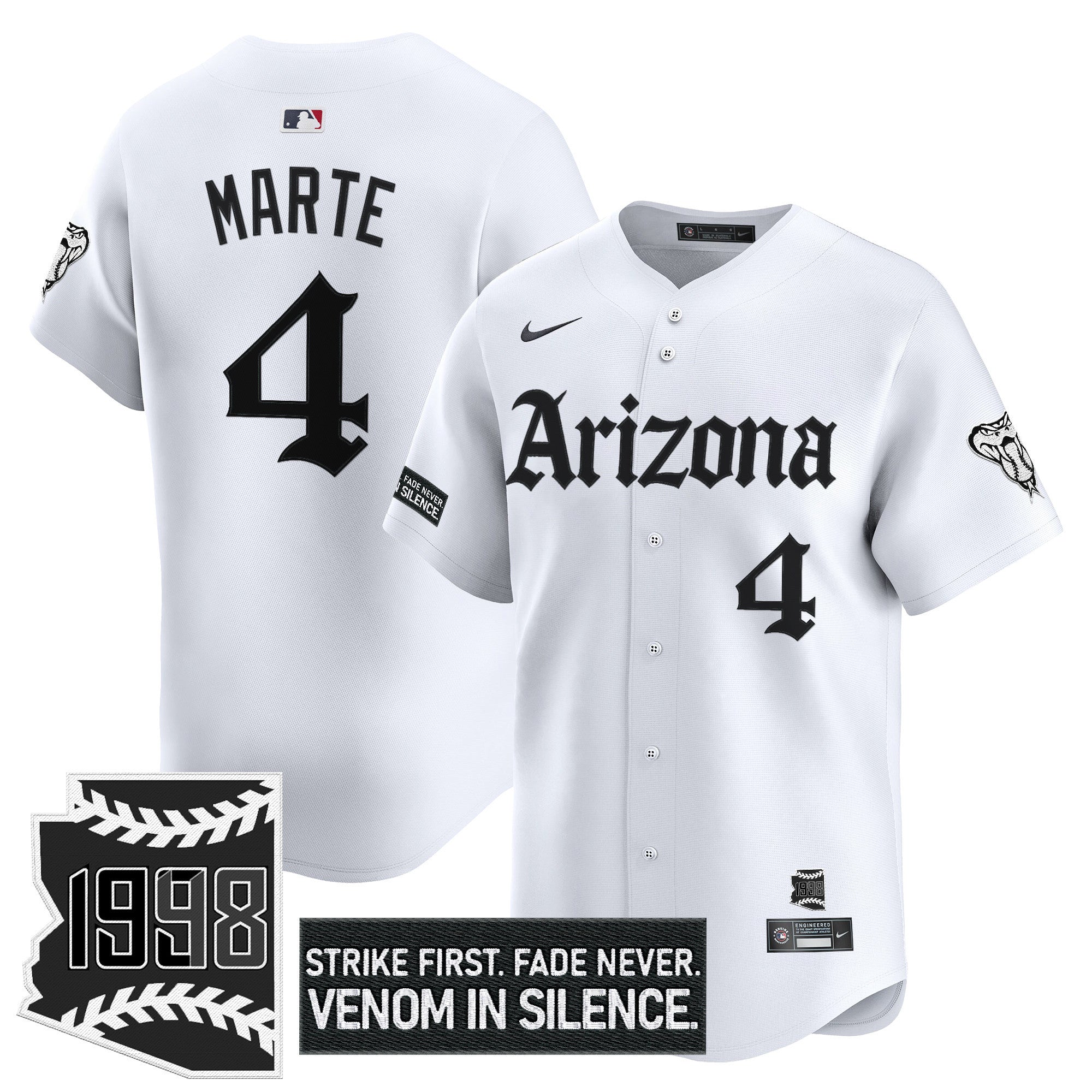 Men’s Arizona ‘Gothic Desert Fang Edition’ Vapor Premier Limited Jersey