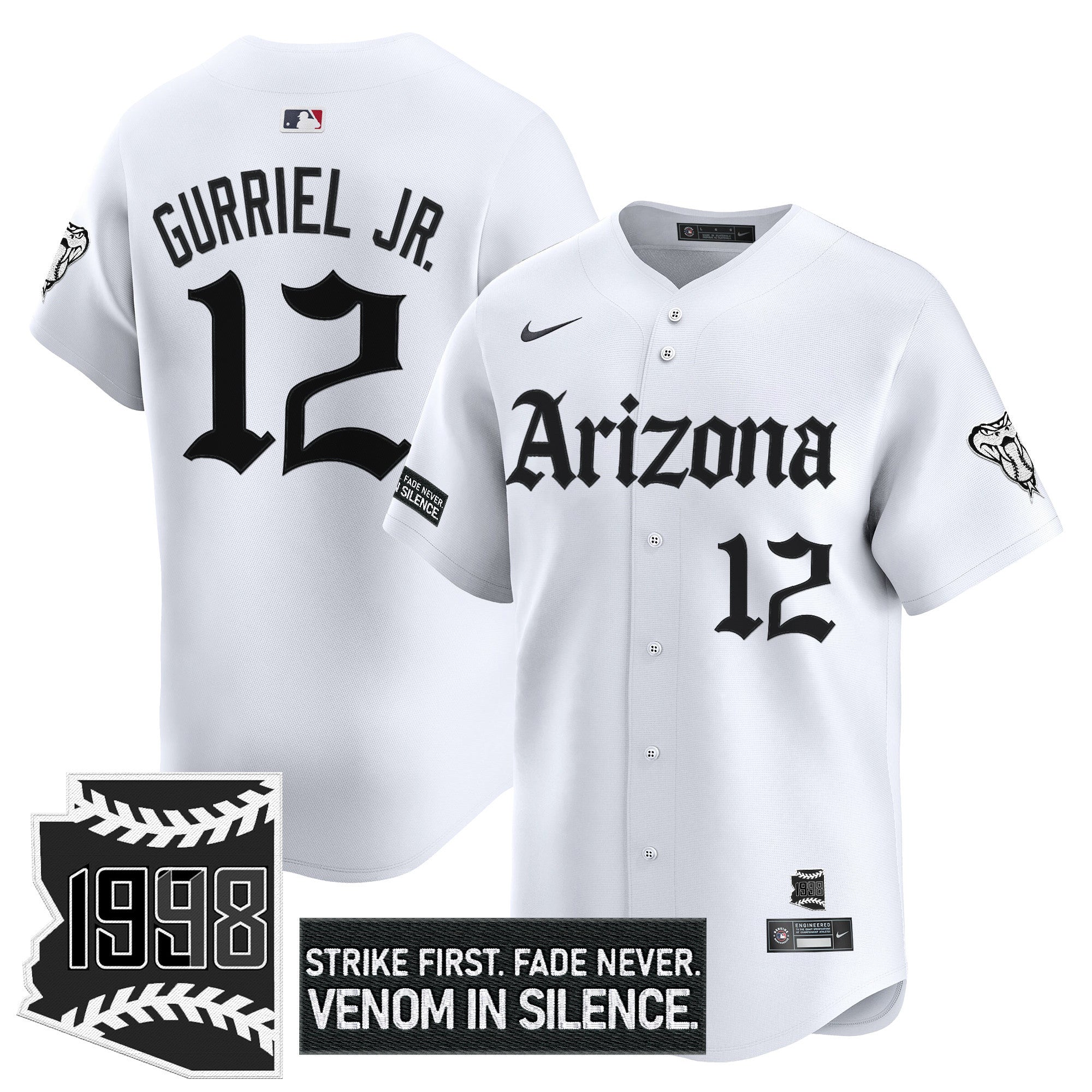 Men’s Arizona ‘Gothic Desert Fang Edition’ Vapor Premier Limited Jersey