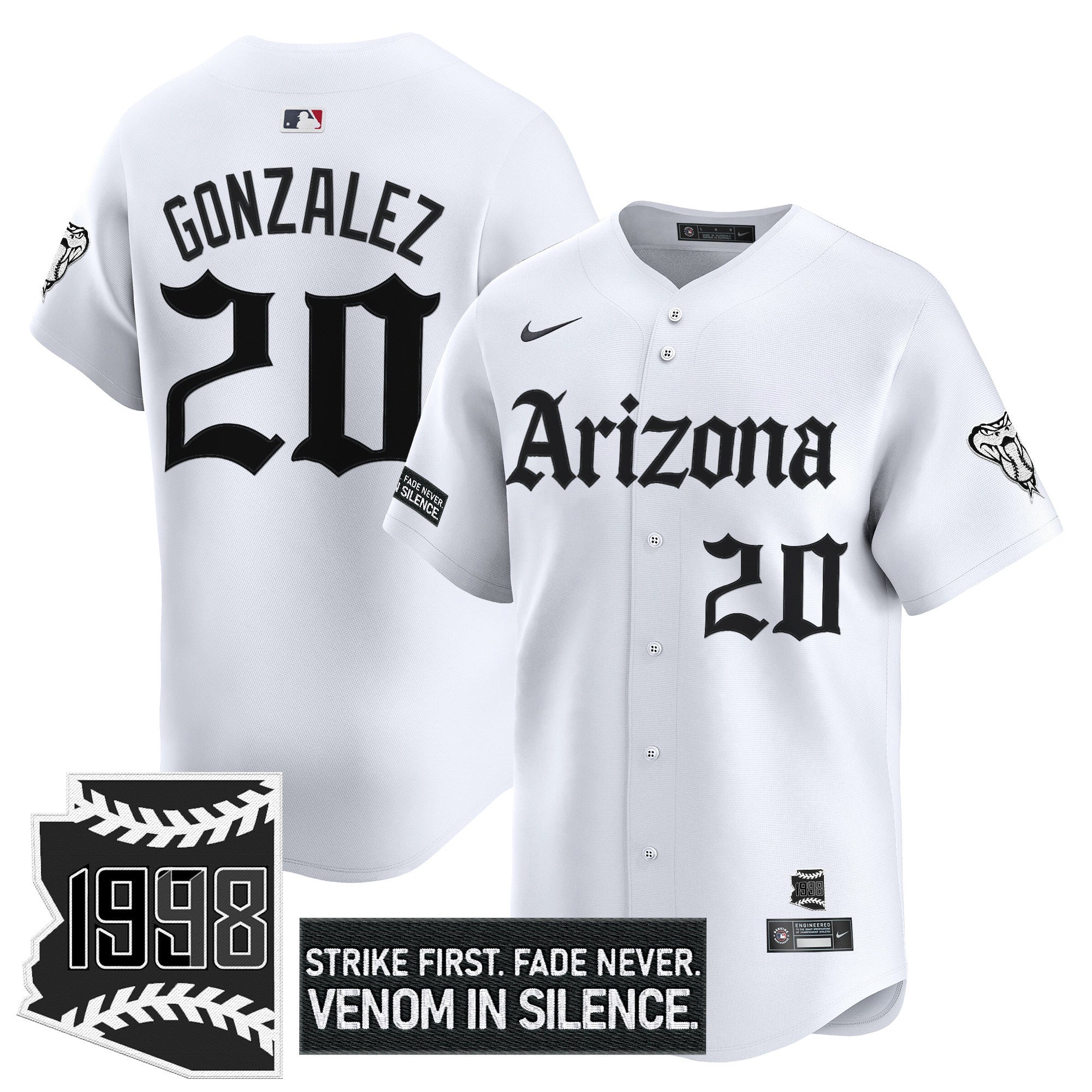 Men’s Arizona ‘Gothic Desert Fang Edition’ Vapor Premier Limited Jersey