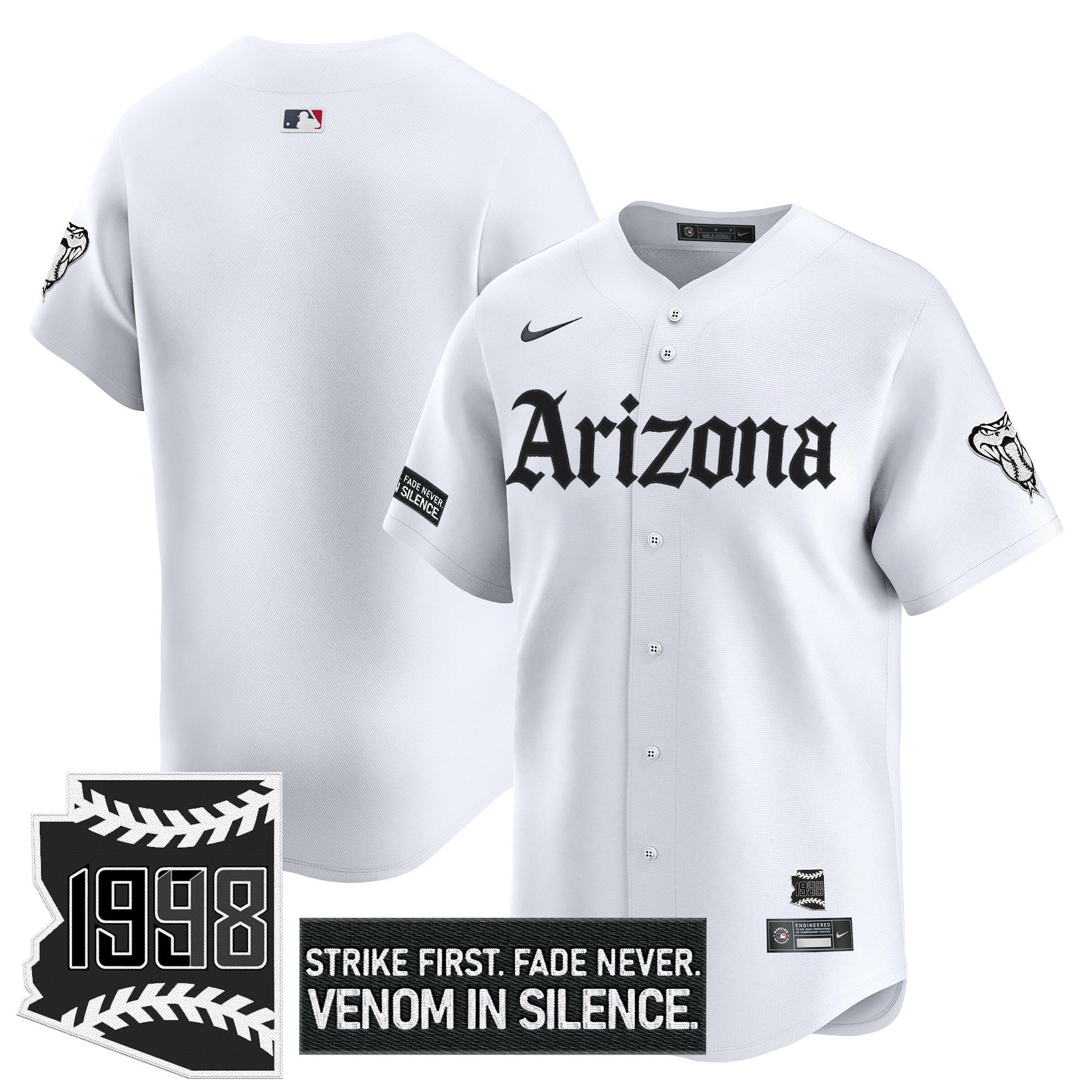 Men’s Arizona ‘Gothic Desert Fang Edition’ Vapor Premier Limited Jersey