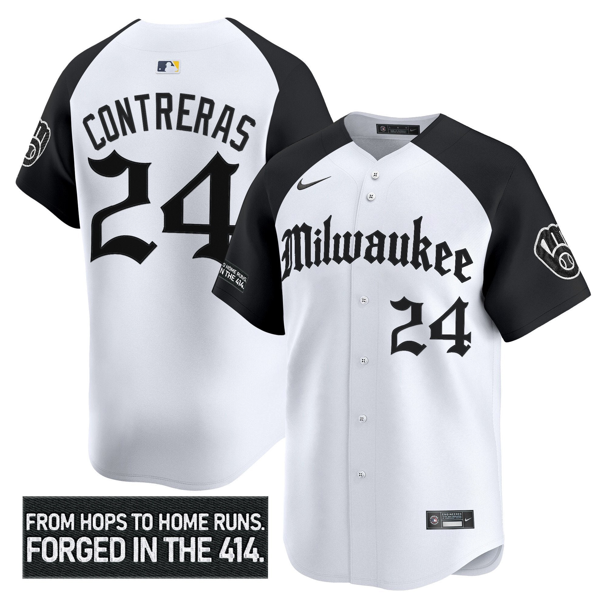 Men’s Milwaukee ‘Gothic 414 Shadows Edition’ Vapor Premier Limited Jersey