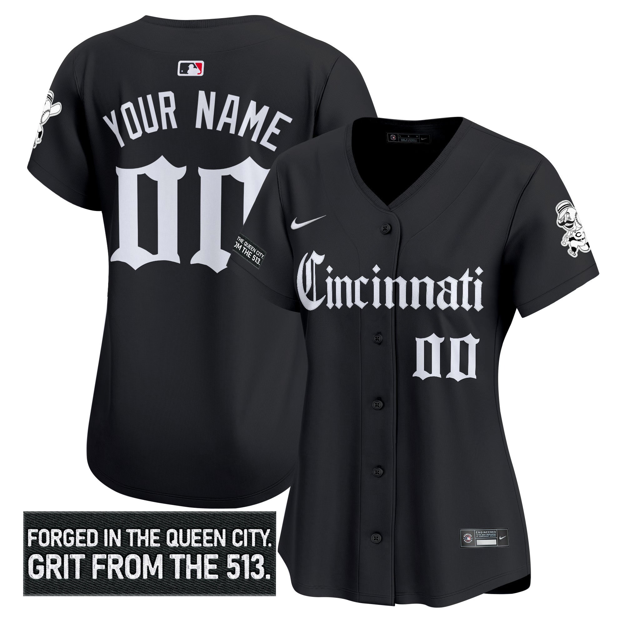 Cincinnati ‘Gothic Queen City Edition’ Vapor Premier Limited Custom Jersey