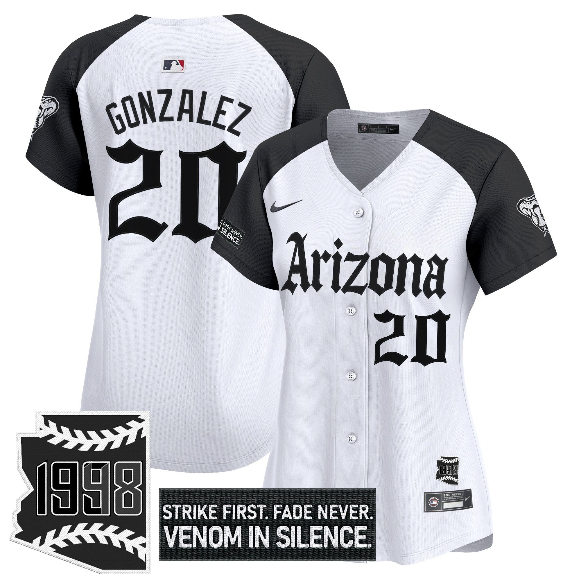Women’s Arizona ‘Gothic Desert Fang Edition’ Vapor Premier Limited Jersey