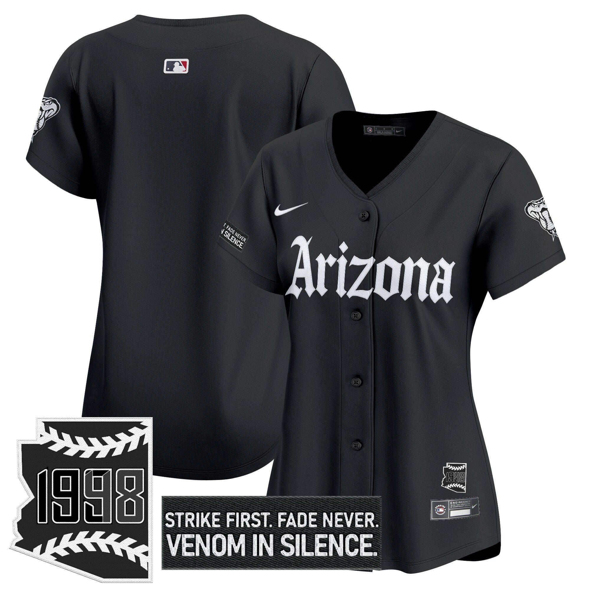 Women’s Arizona ‘Gothic Desert Fang Edition’ Vapor Premier Limited Jersey