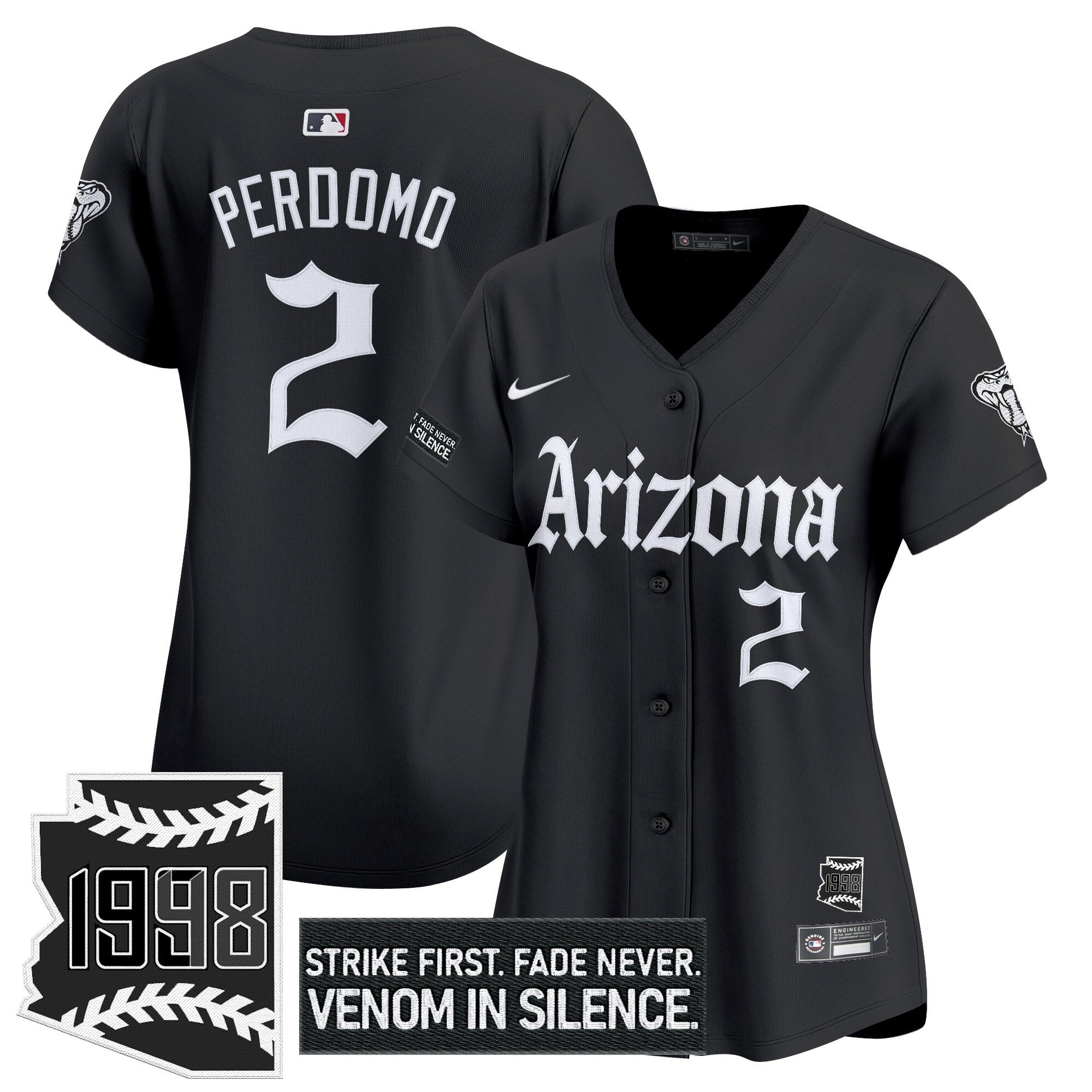 Women’s Arizona ‘Gothic Desert Fang Edition’ Vapor Premier Limited Jersey